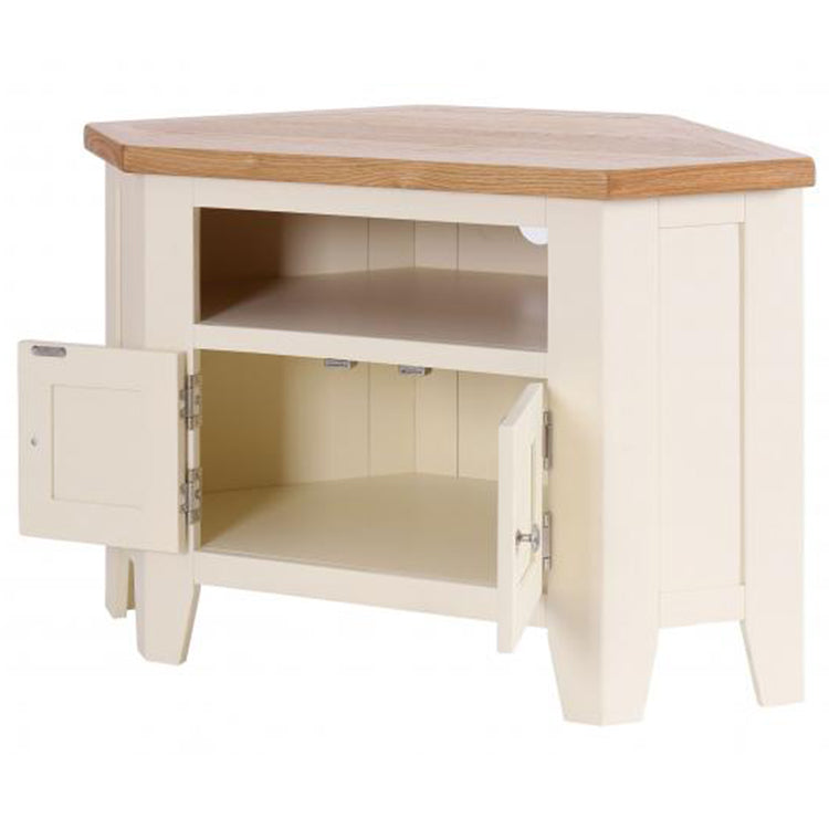 Skellig Oak Corner TV Unit
