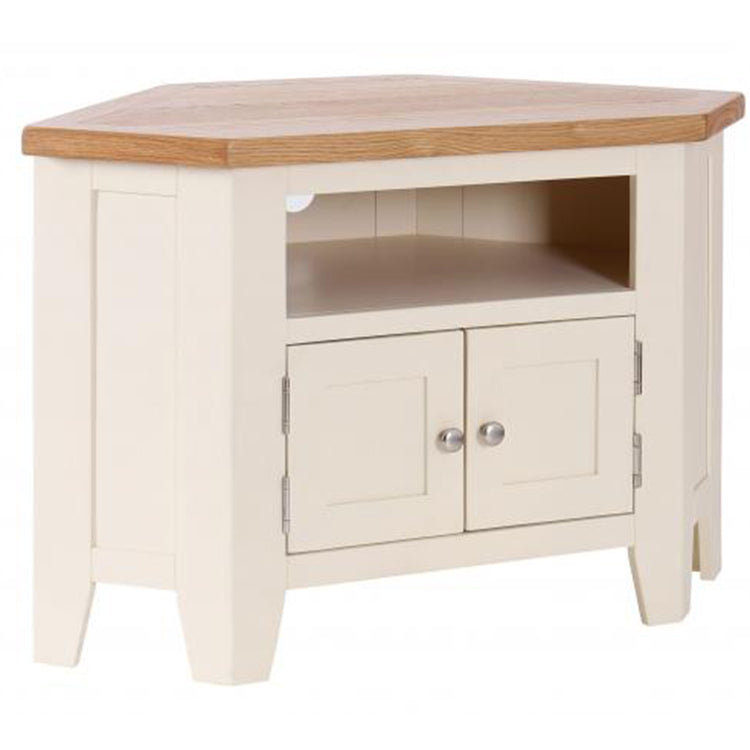 Skellig Oak Corner TV Unit