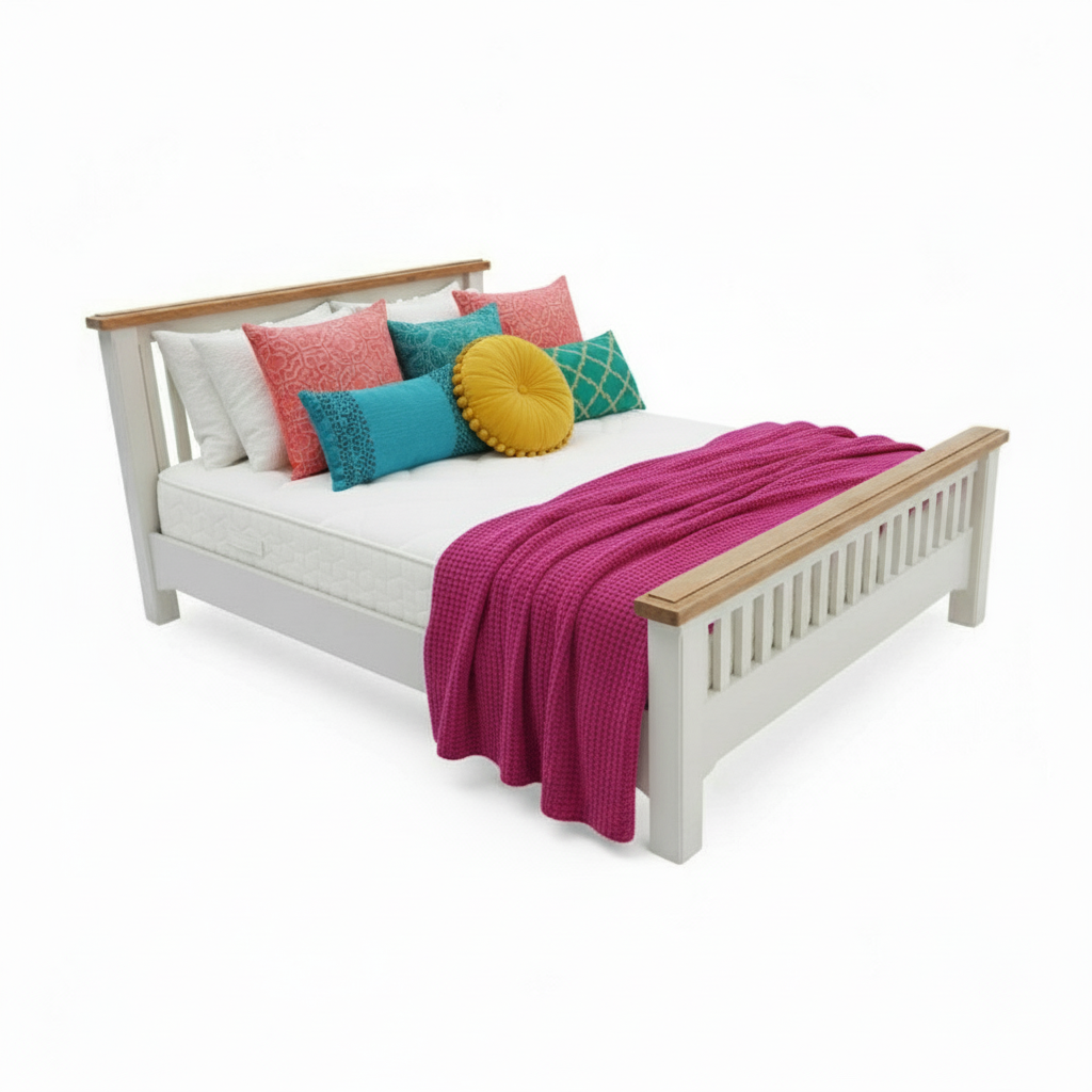 Eden Oak Low Footboard Bed Frame