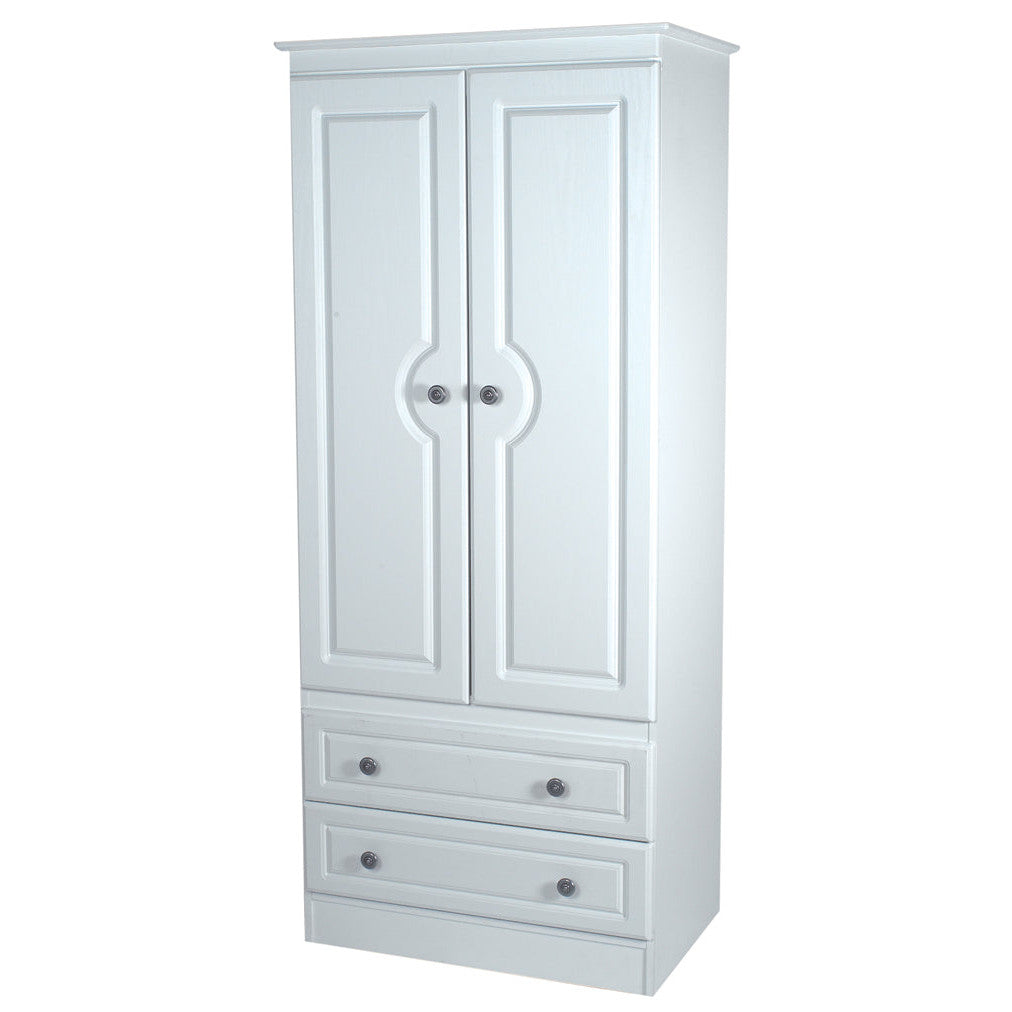 Snowdon 2ft6 2 Drawer Wardrobe