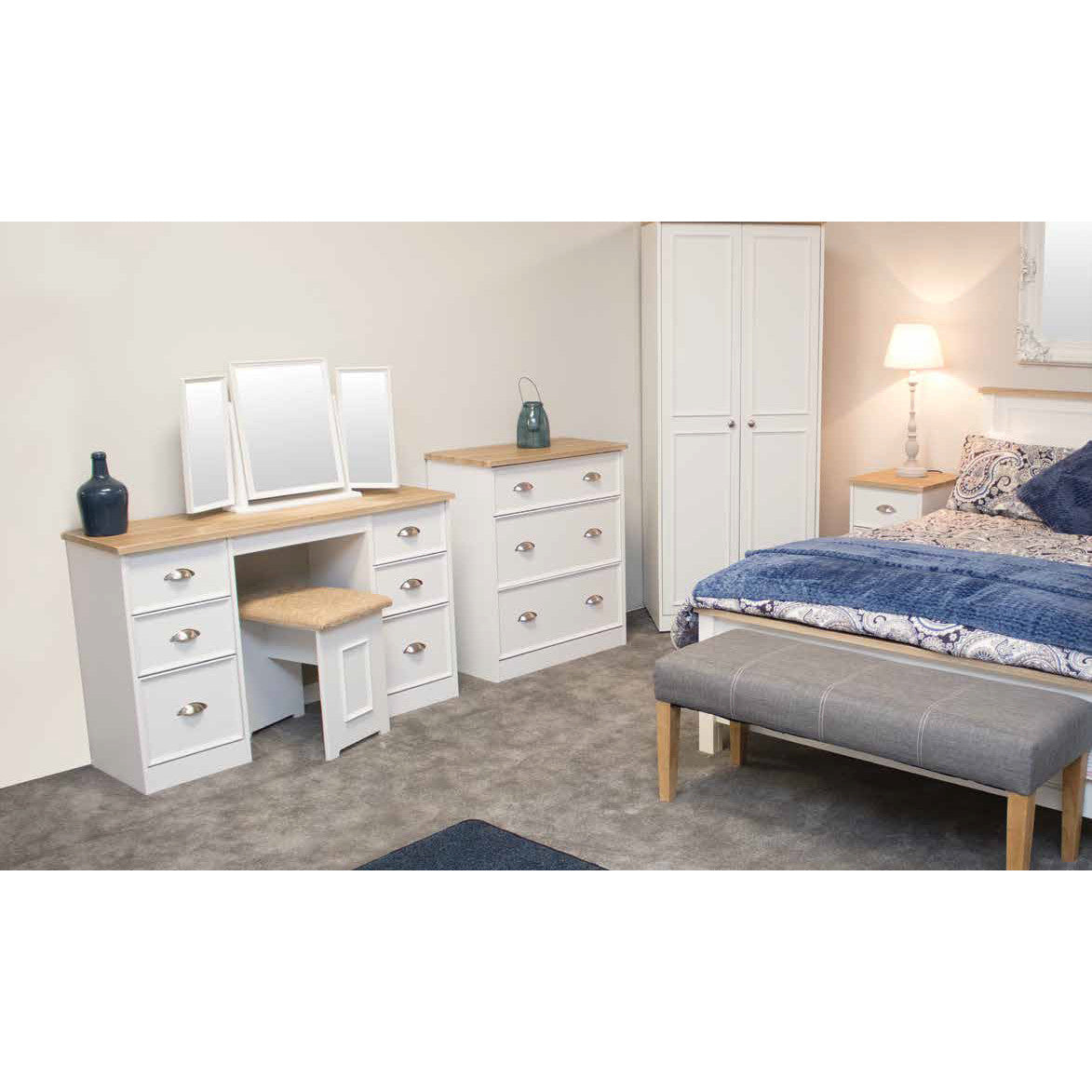 Heritage 6 Drawer Long Chest