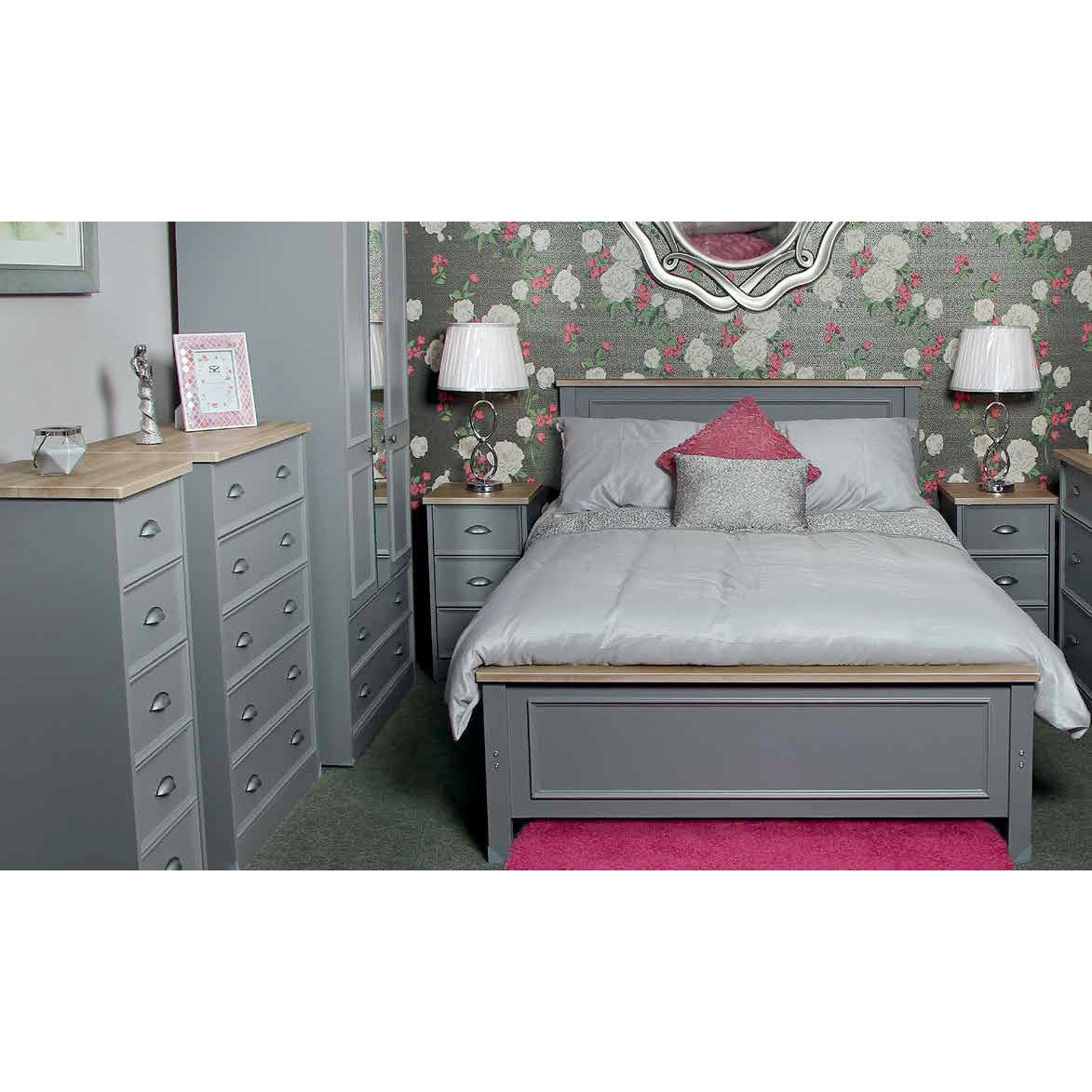 Heritage 6 Drawer Long Chest