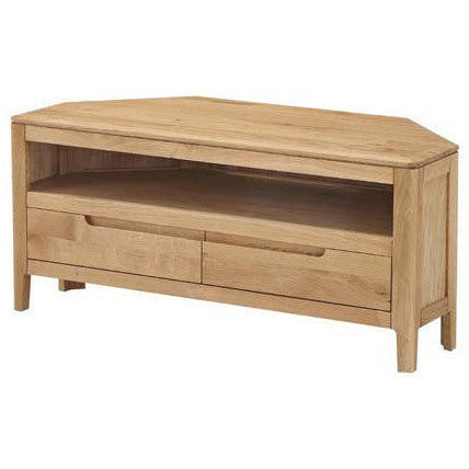Dunmore Oak Corner TV Unit