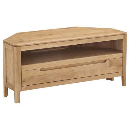 Dunmore Oak Corner TV Unit