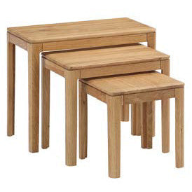 Dunmore Oak Nest of Tables