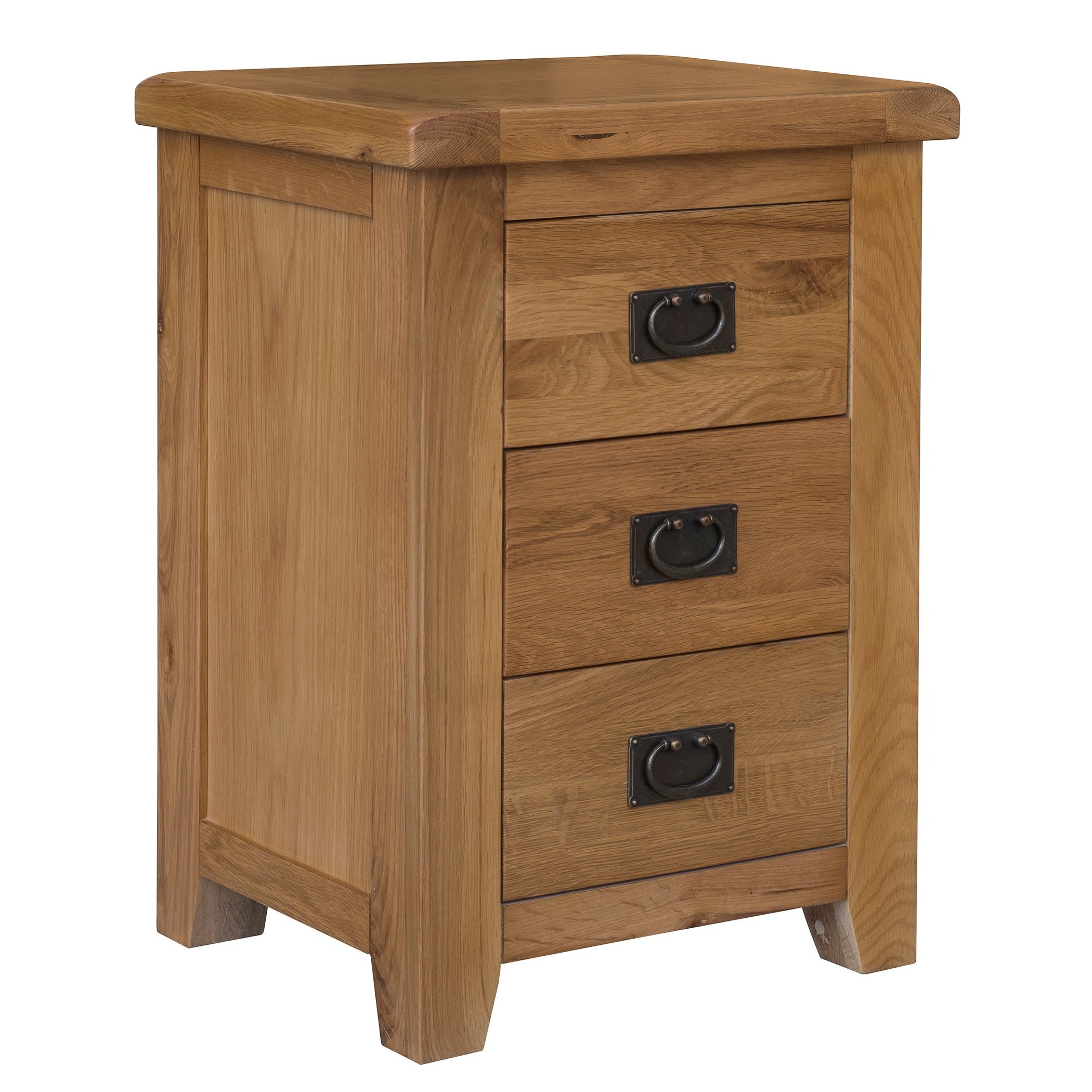 Saoirse Oak 3 Door Bedside Locker