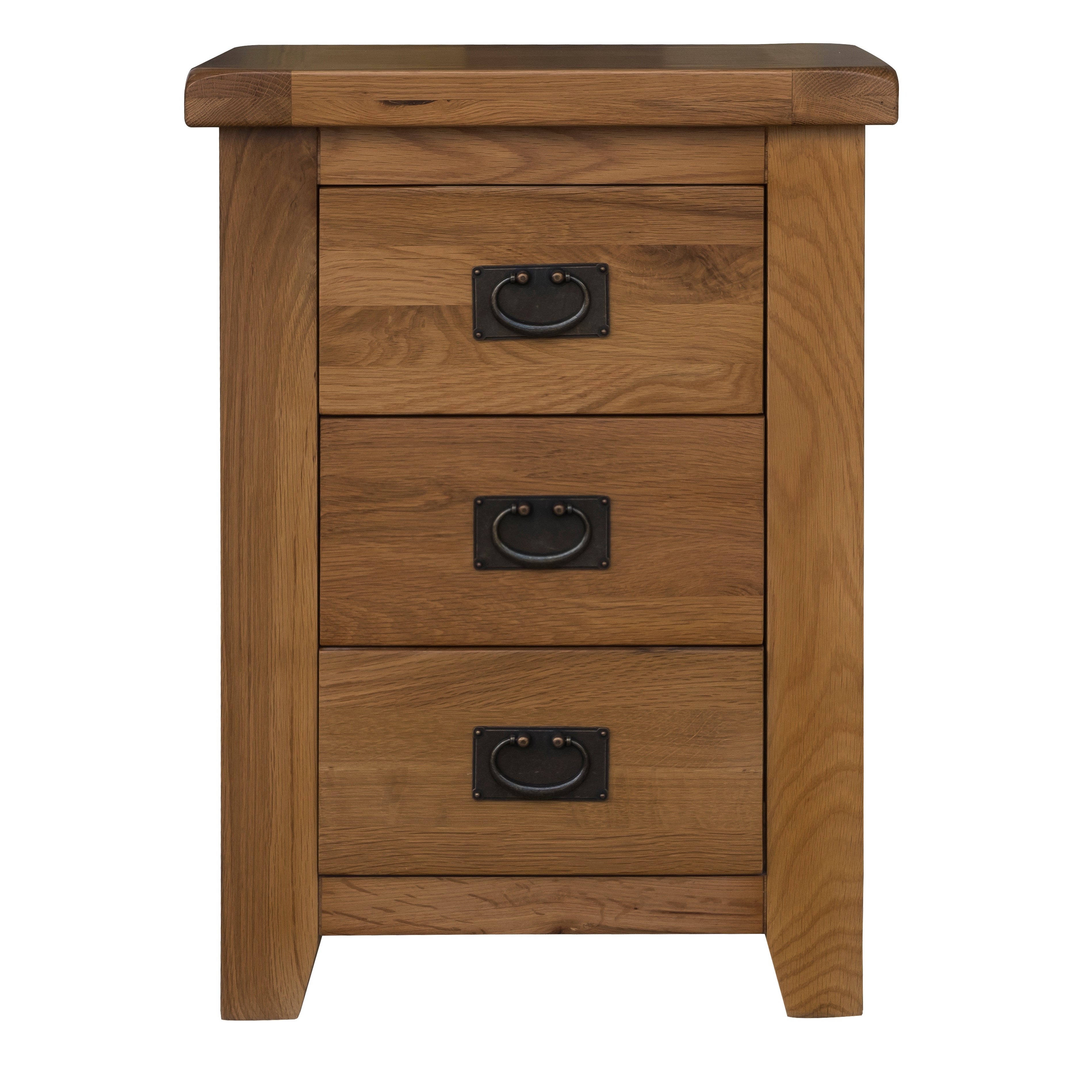 Saoirse Oak 3 Door Bedside Locker