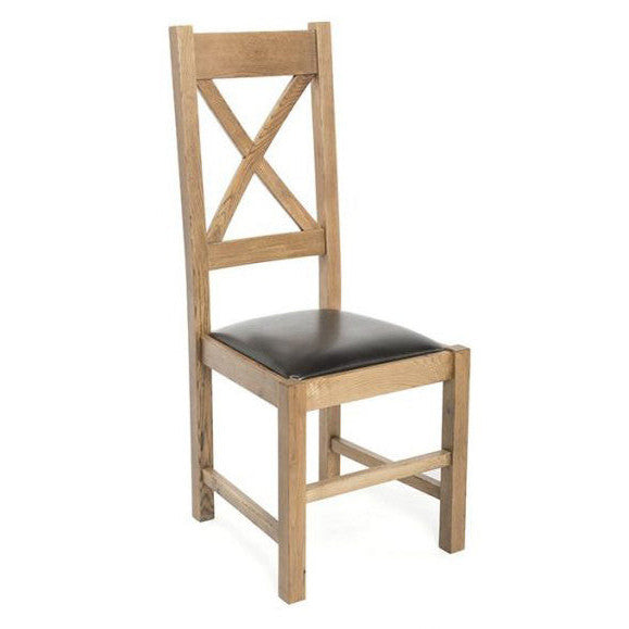Siam X Back Oak Dining Chair