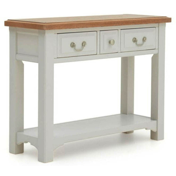 Eden Oak 3 Drawer Large Console