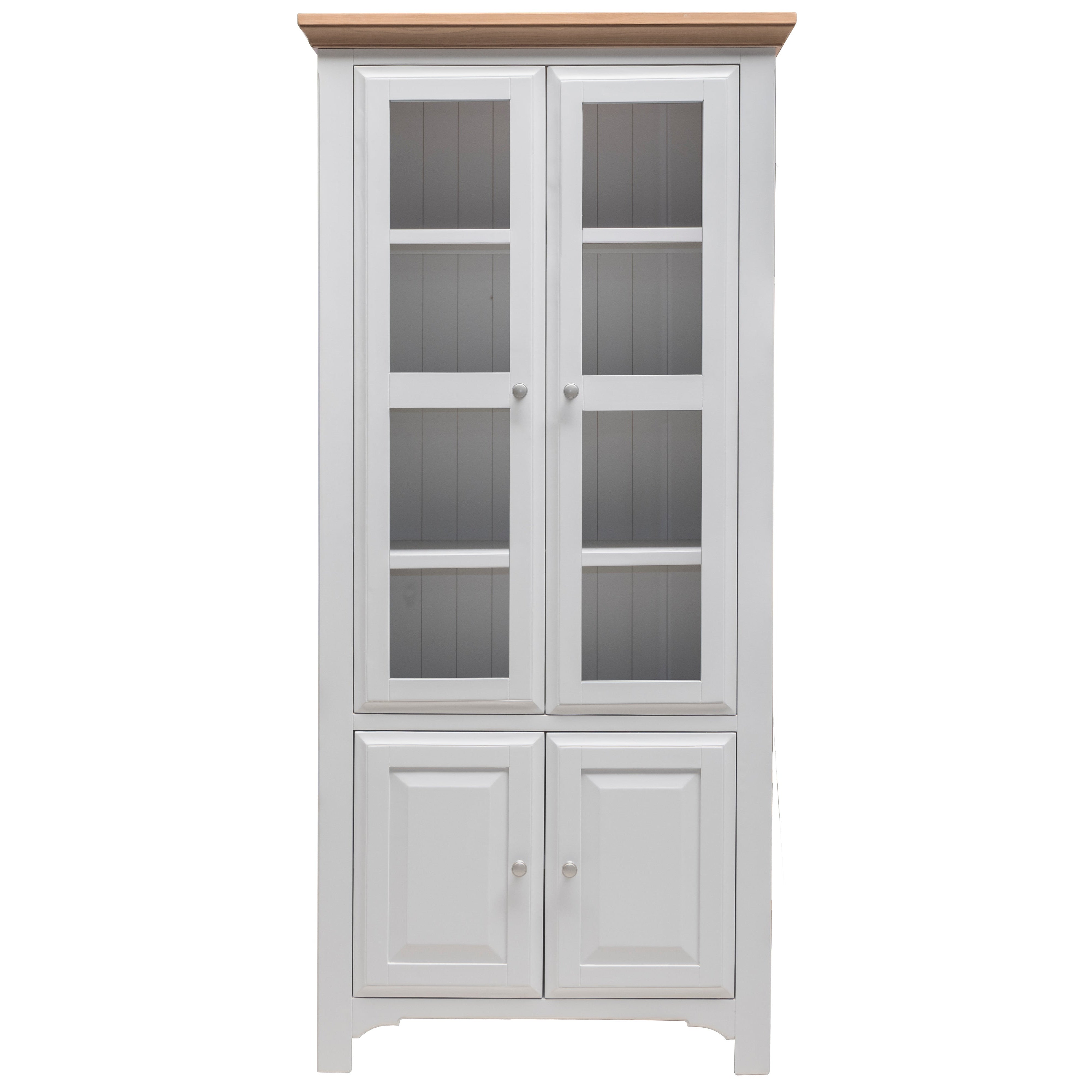 Eden Oak 2 Door Glass Display Unit