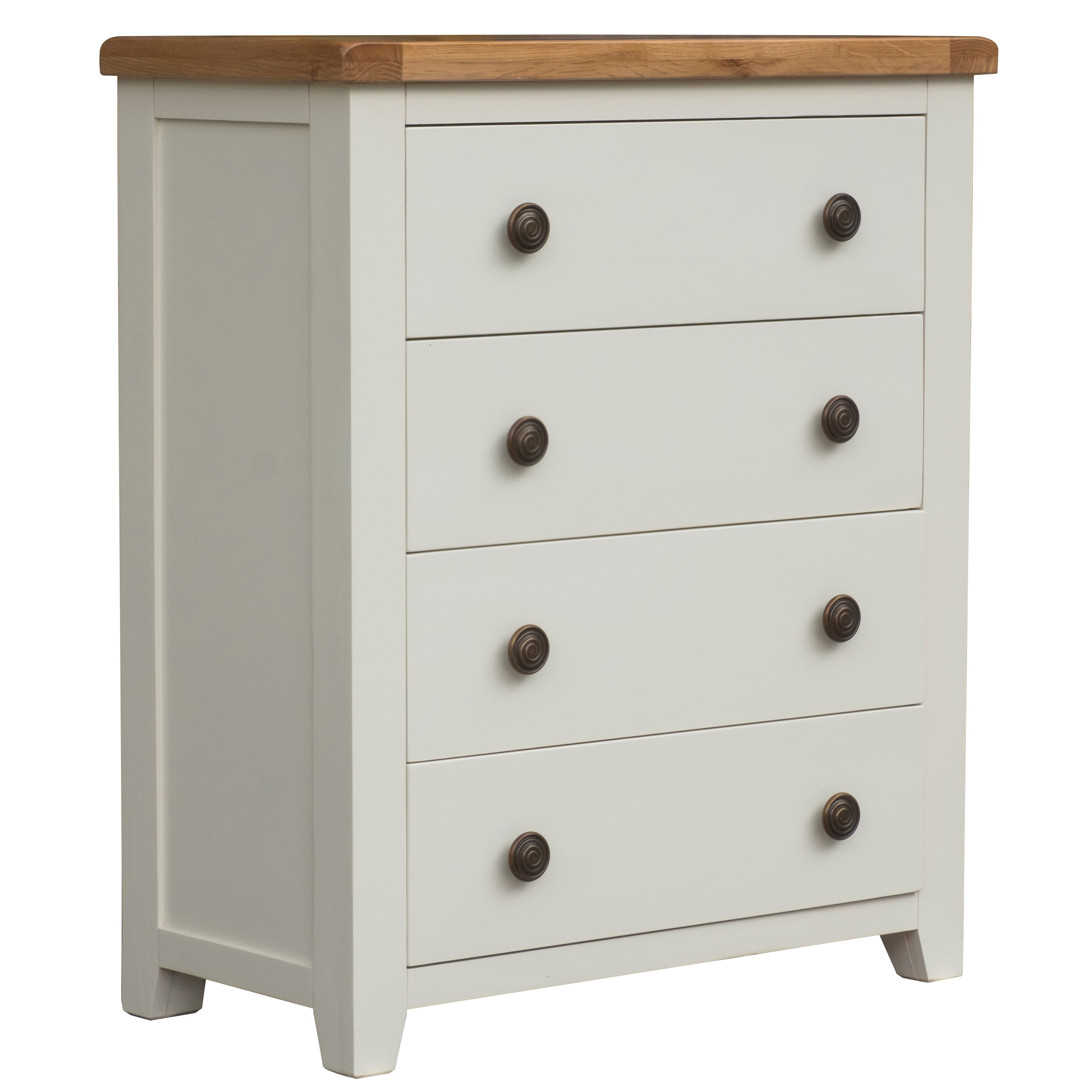 Skellig Oak 4 Drawer Tall Chest