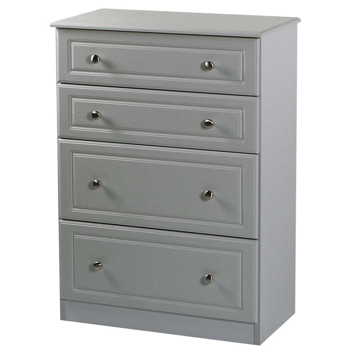 Grey Ash 4 Drawer Deep Chest