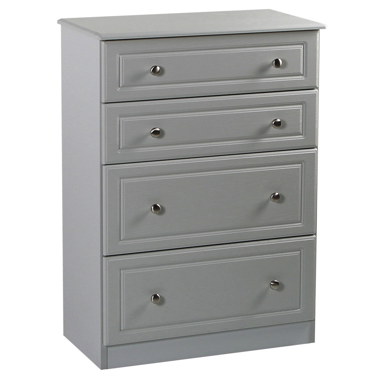 Grey Ash 4 Drawer Deep Chest