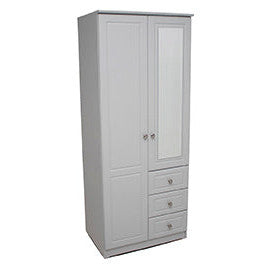 Grey Ash 2ft6 Combi Wardrobe