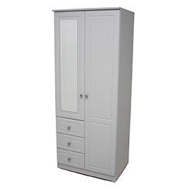 Grey Ash 2ft6 Combi Wardrobe