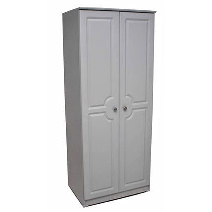 Grey Ash 2ft6 Plain Wardrobe