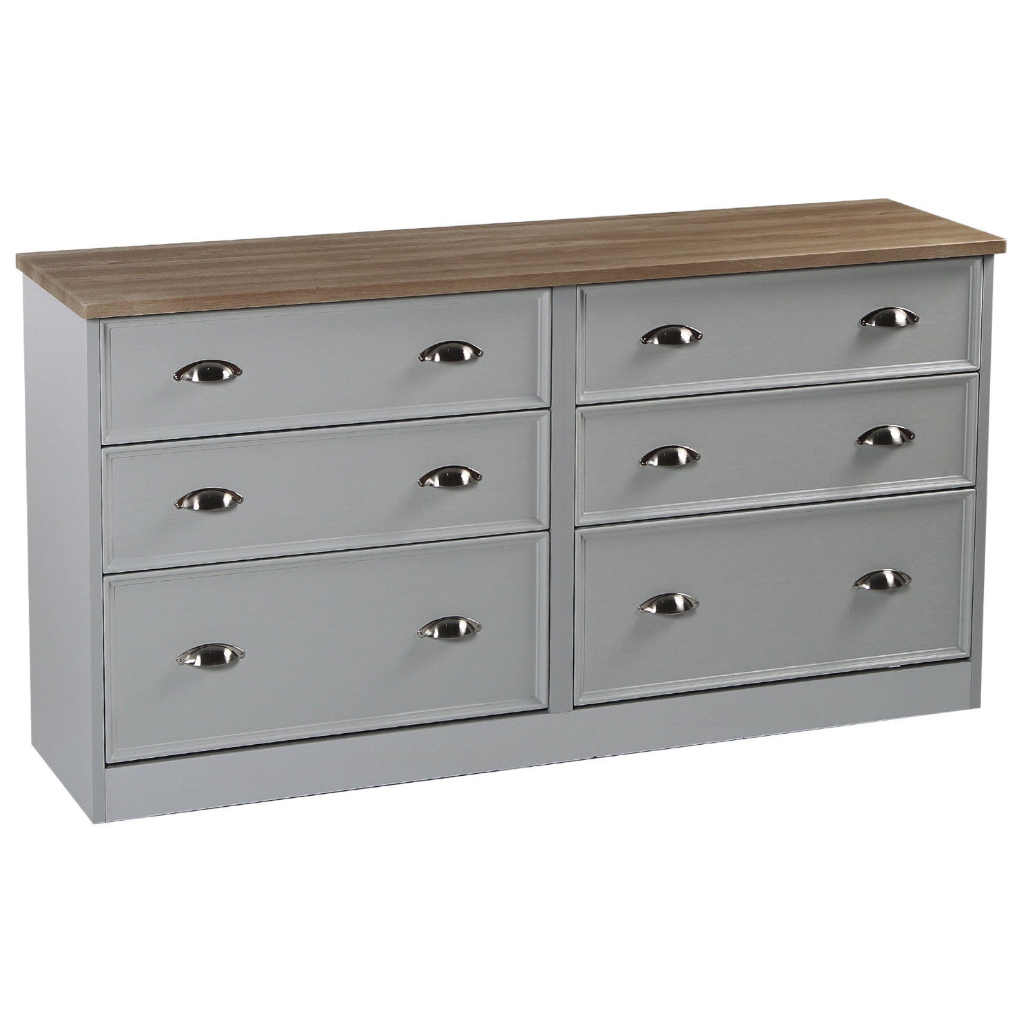 Heritage 6 Drawer Long Chest