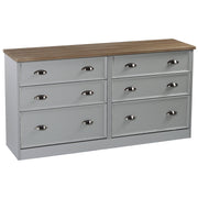 Heritage 6 Drawer Long Chest