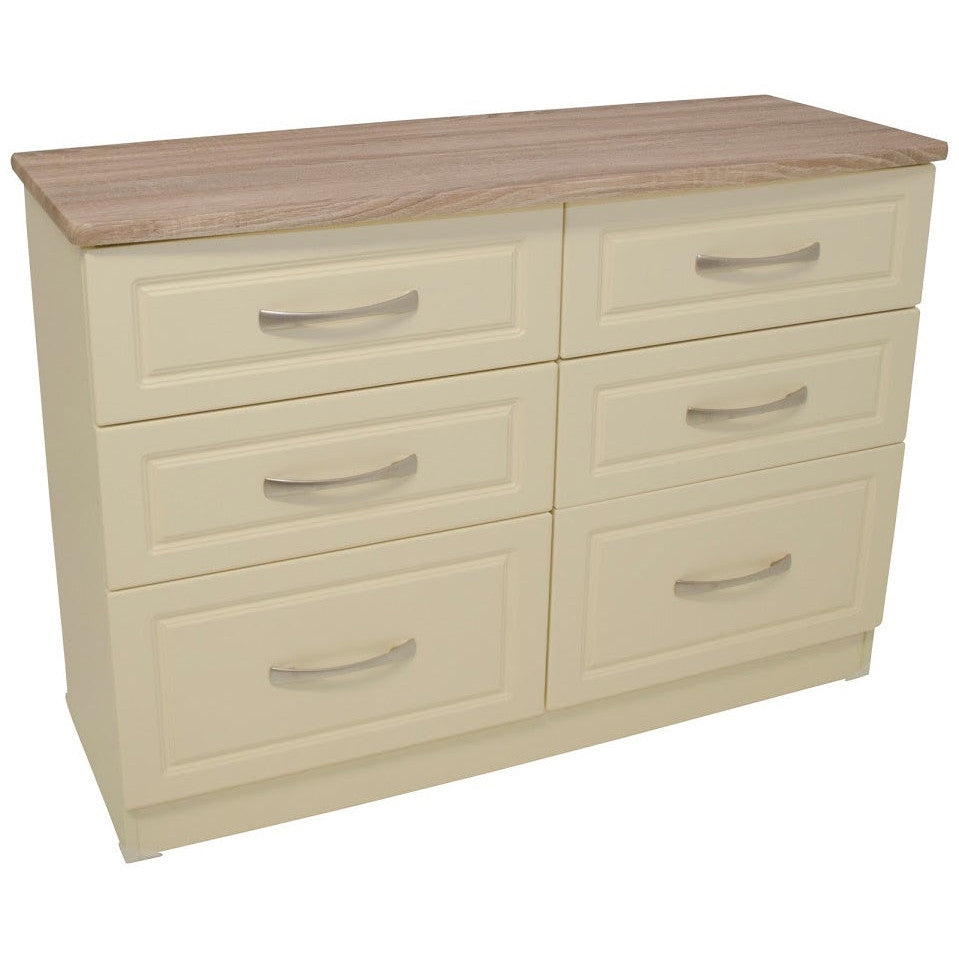 Milano 6 Drawer Midi Chest