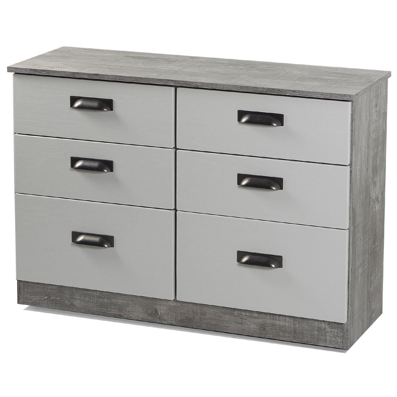 Vogue 6 Drawer Midi Chest