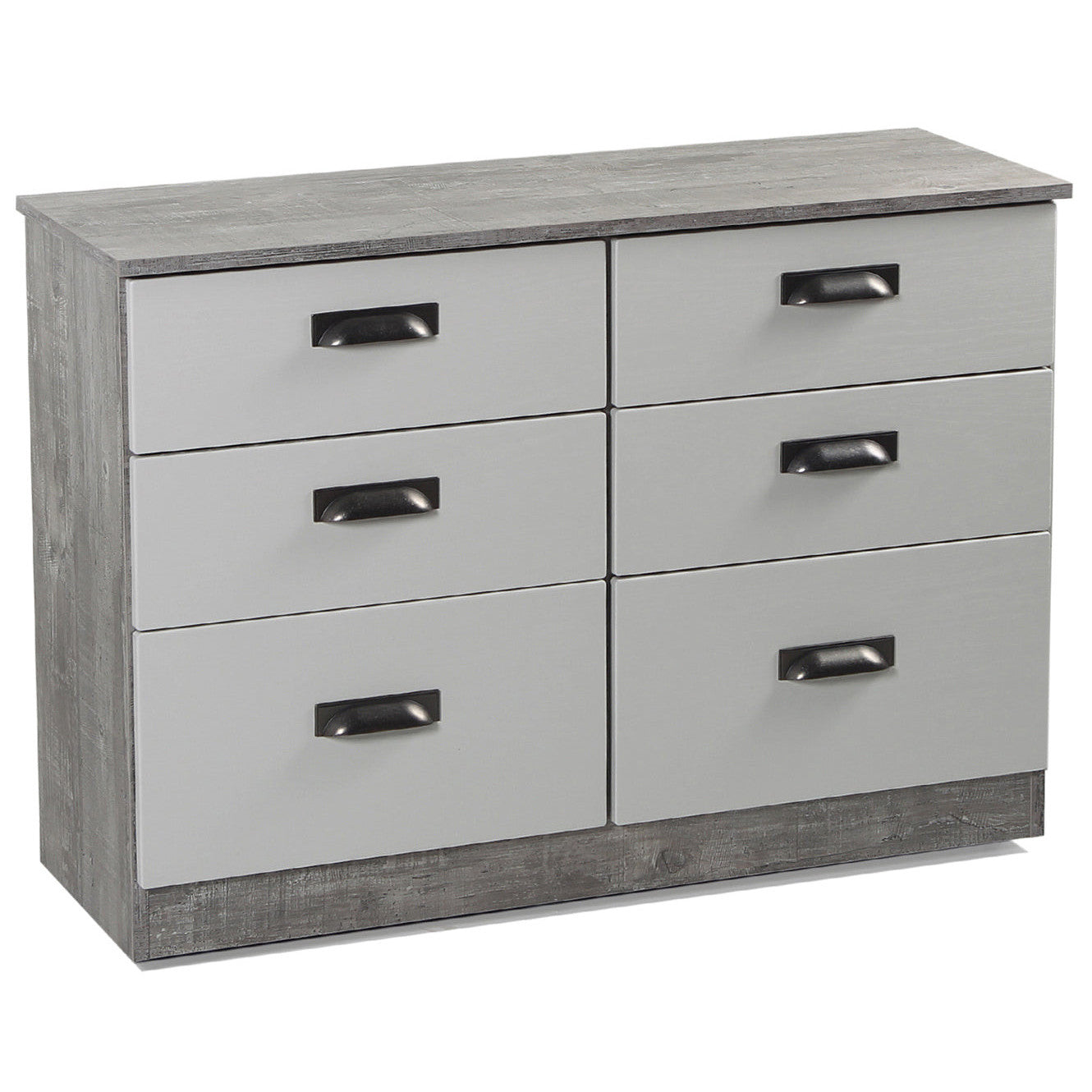 Vogue 6 Drawer Midi Chest