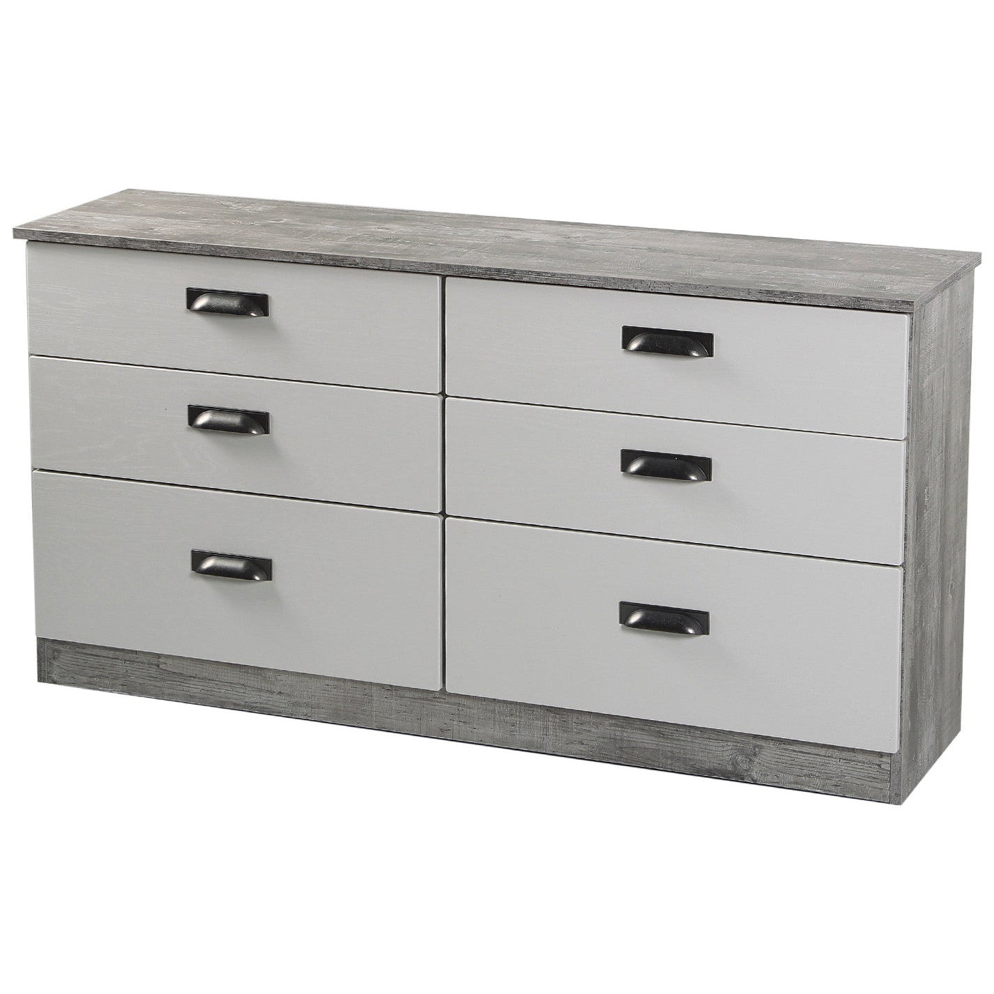 Vogue 6 Drawer Long Chest