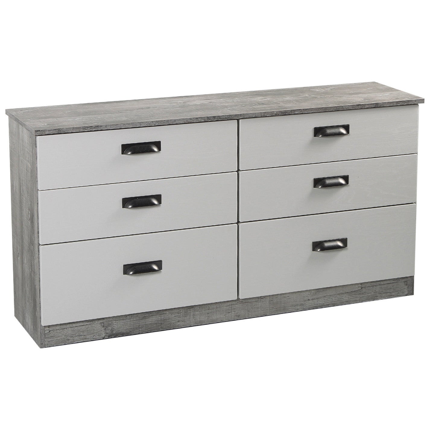 Vogue 6 Drawer Long Chest