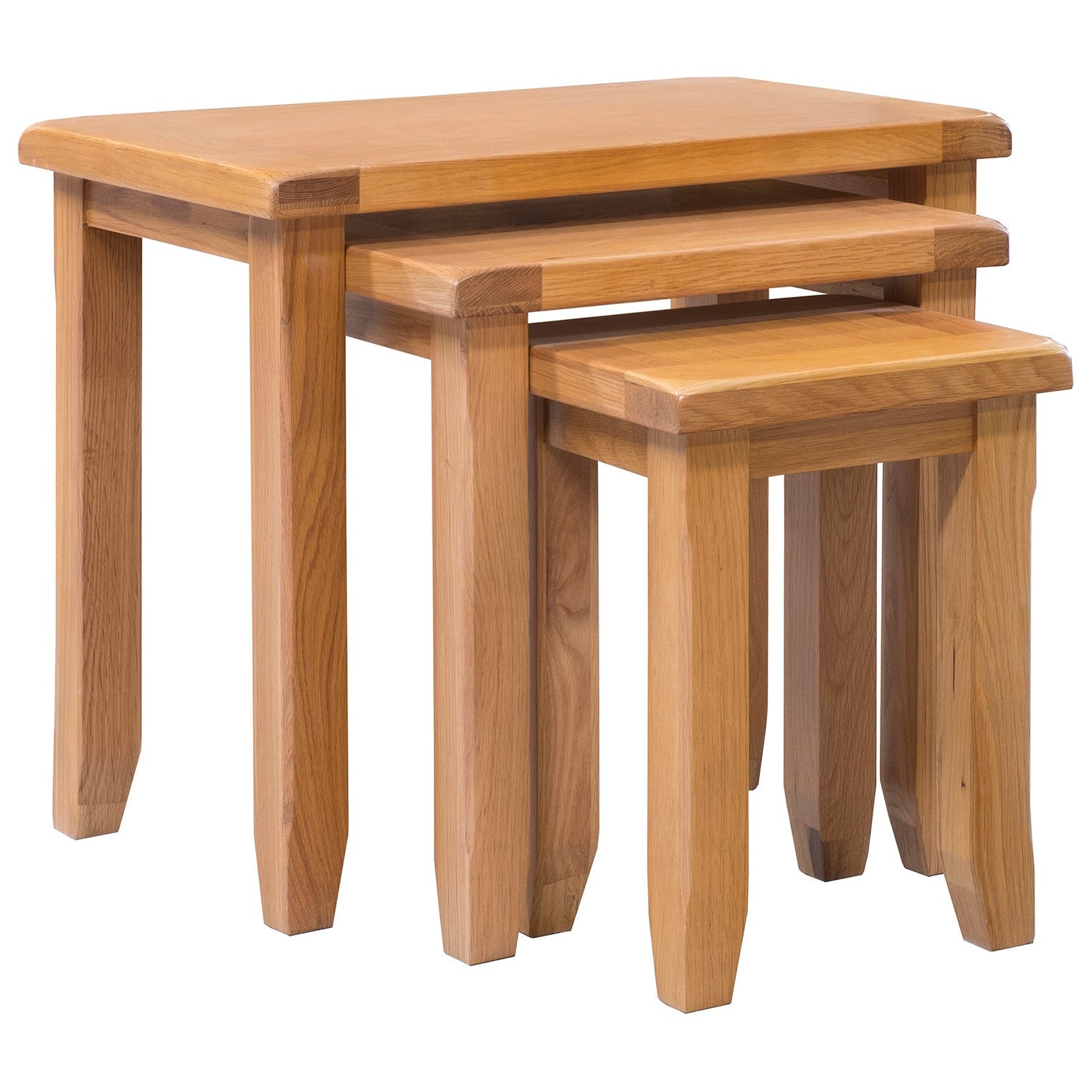 Saoirse Oak Nest of 3 Tables