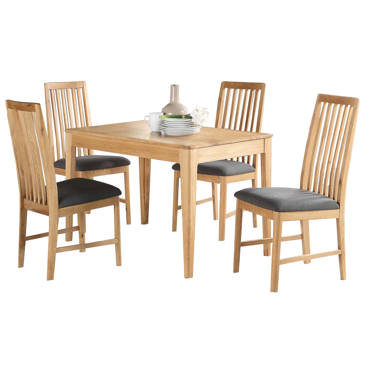 Dunmore Oak 4ft Dining Set