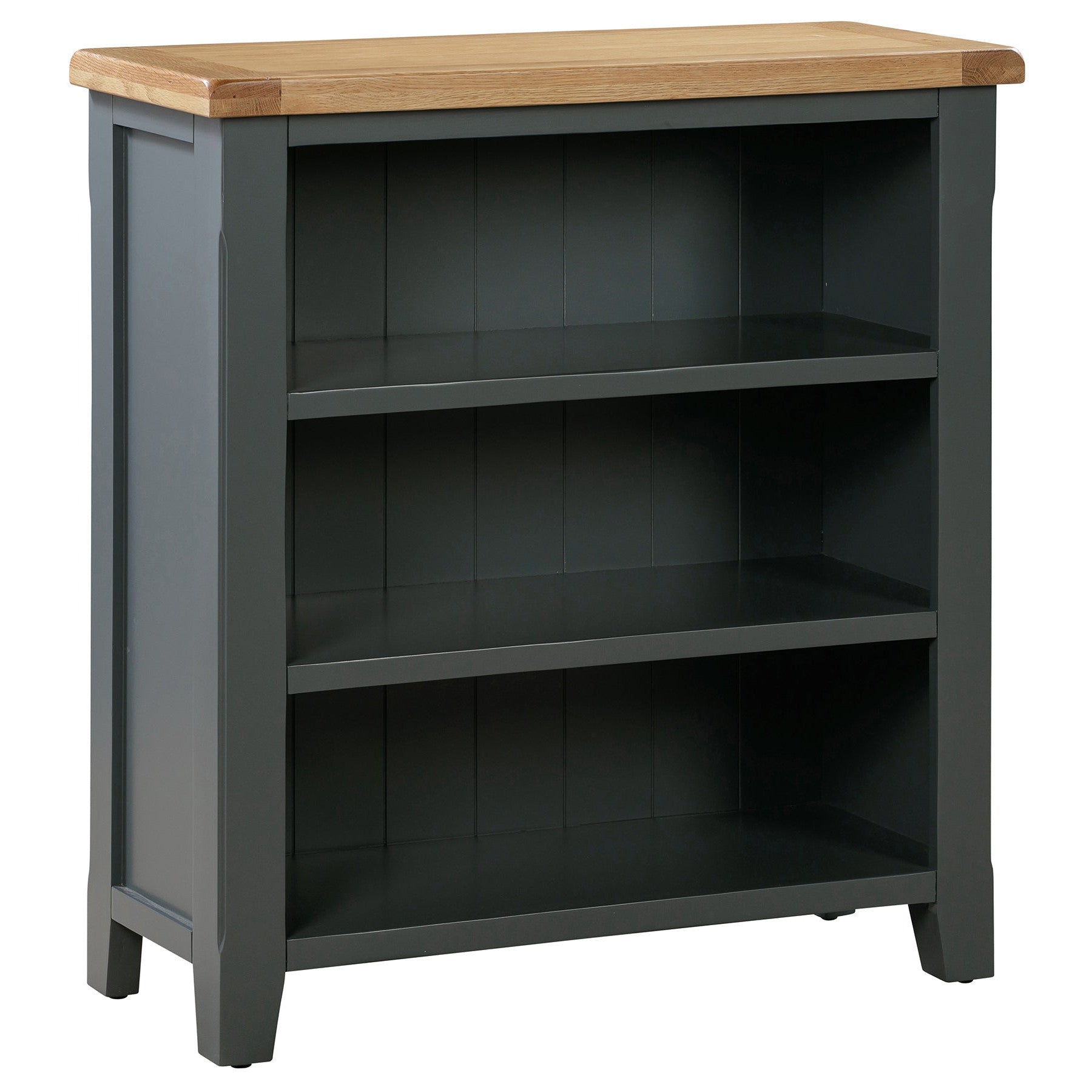 Capri Oak Low Bookcase