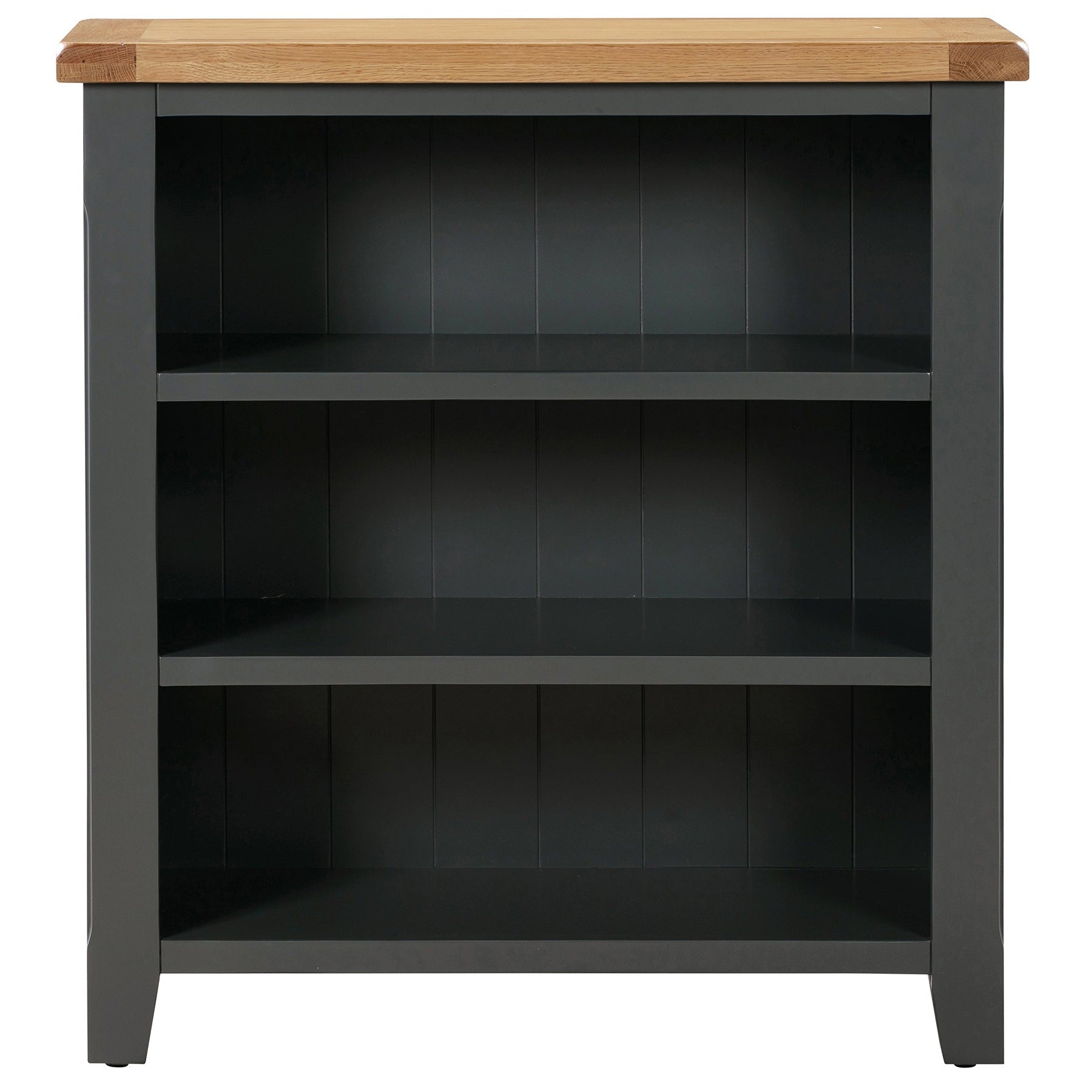 Capri Oak Low Bookcase