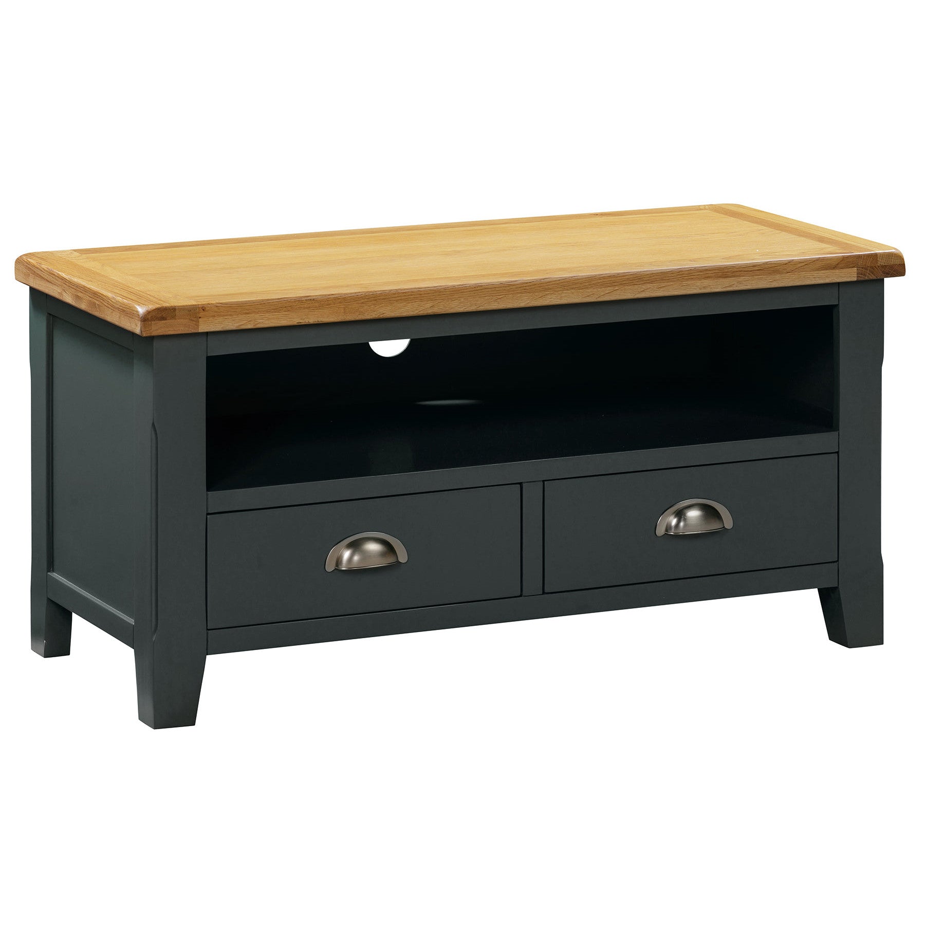 Capri Oak Rectangle TV Unit