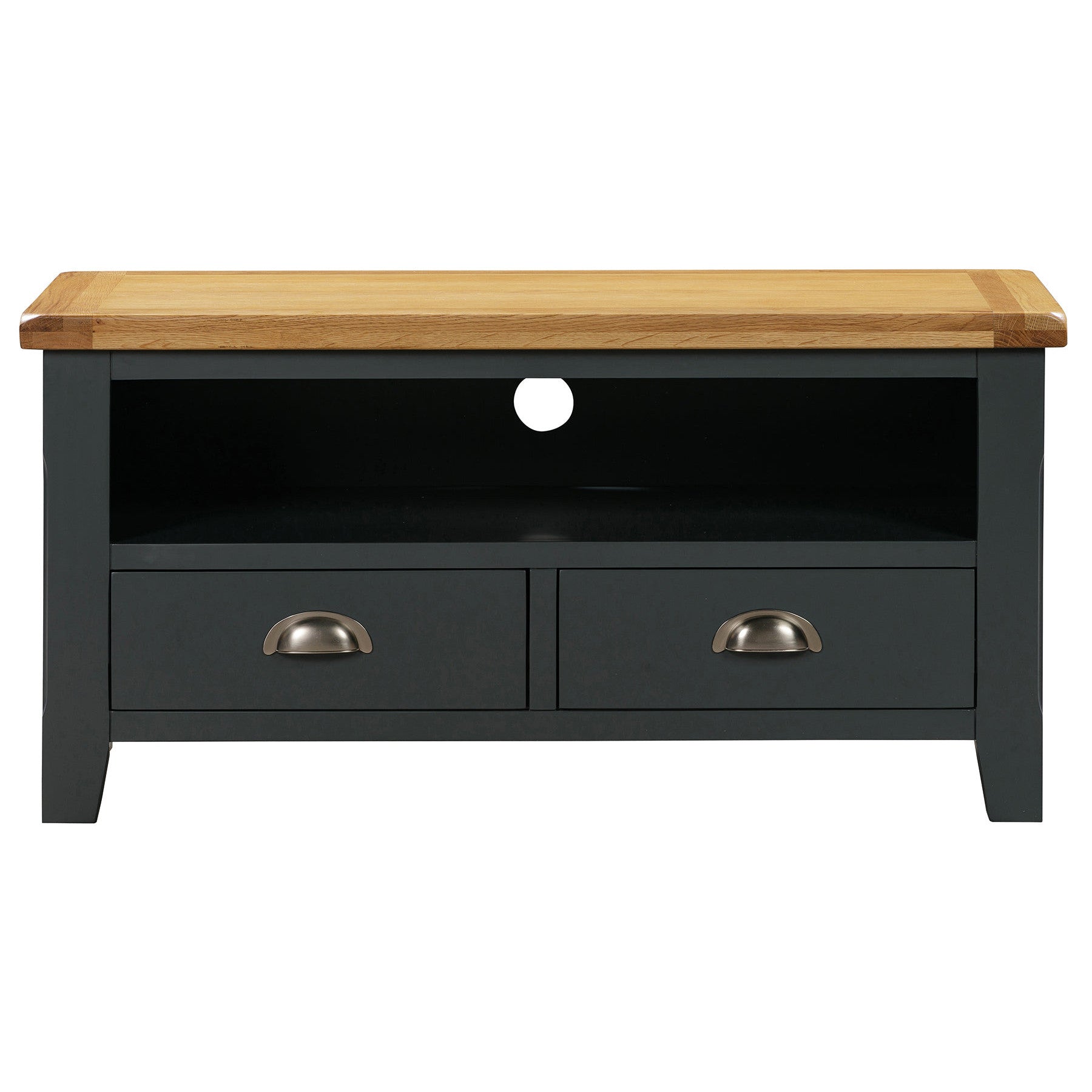 Capri Oak Rectangle TV Unit