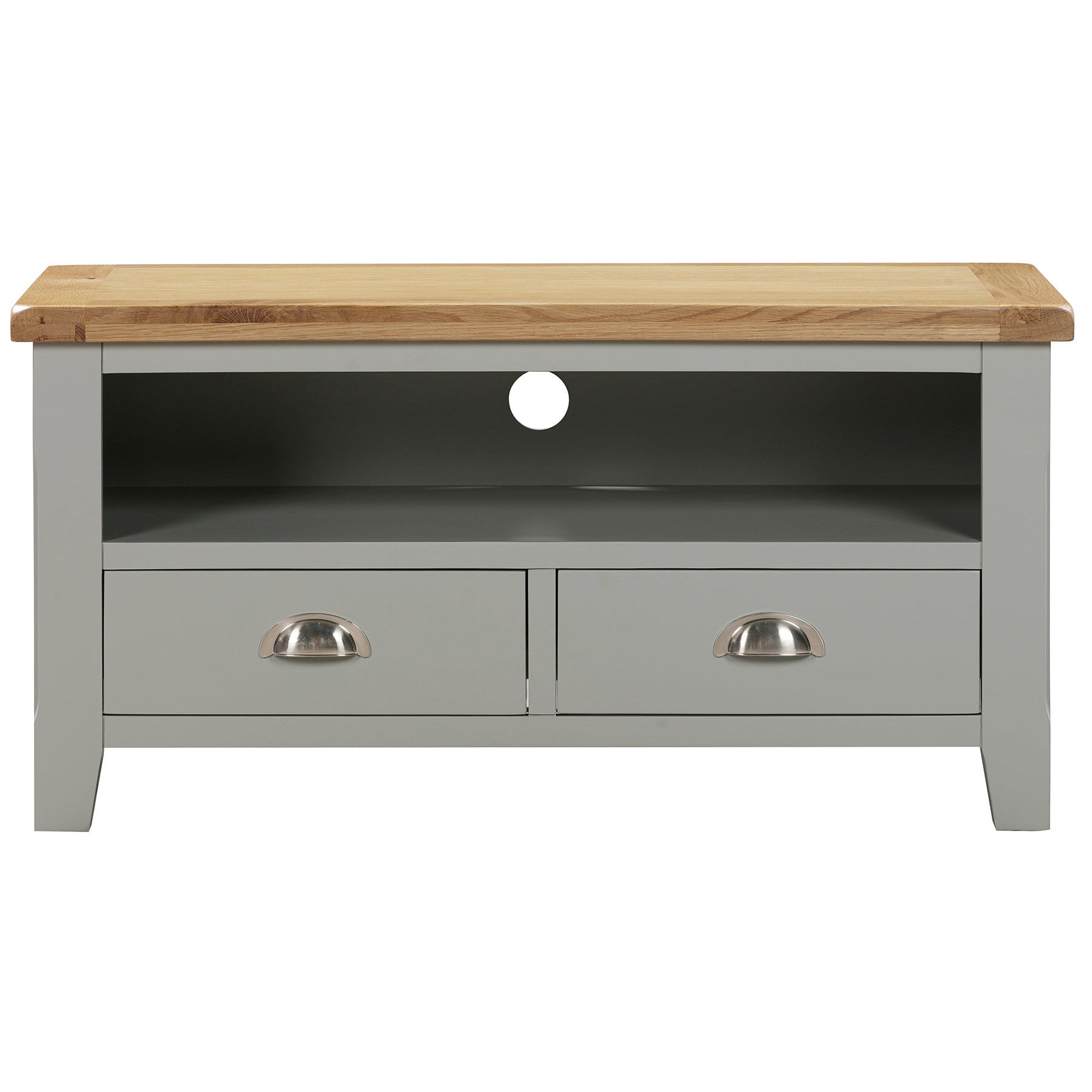 Capri Oak Rectangle TV Unit
