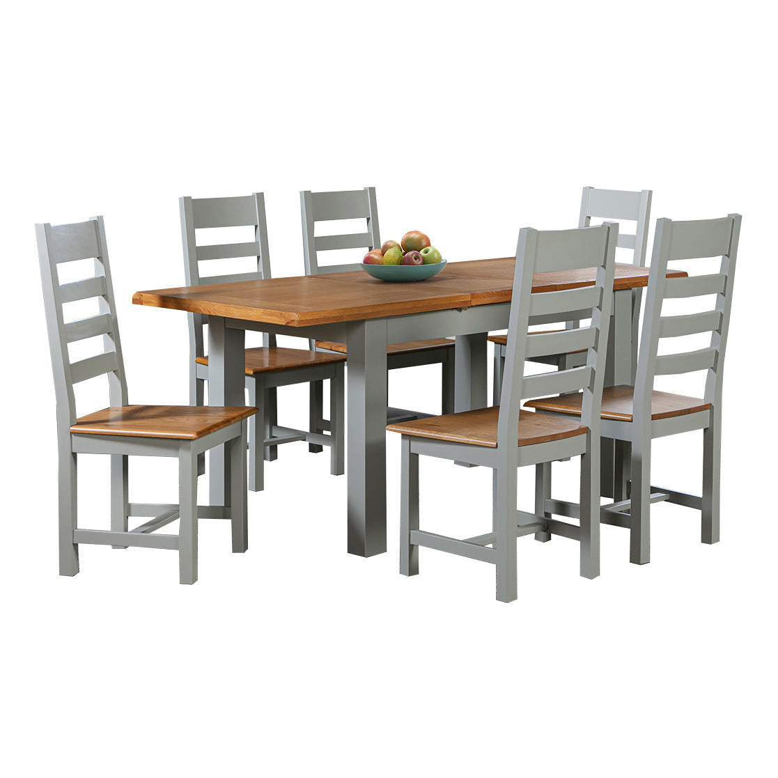 Capri Oak Solid Dining Set