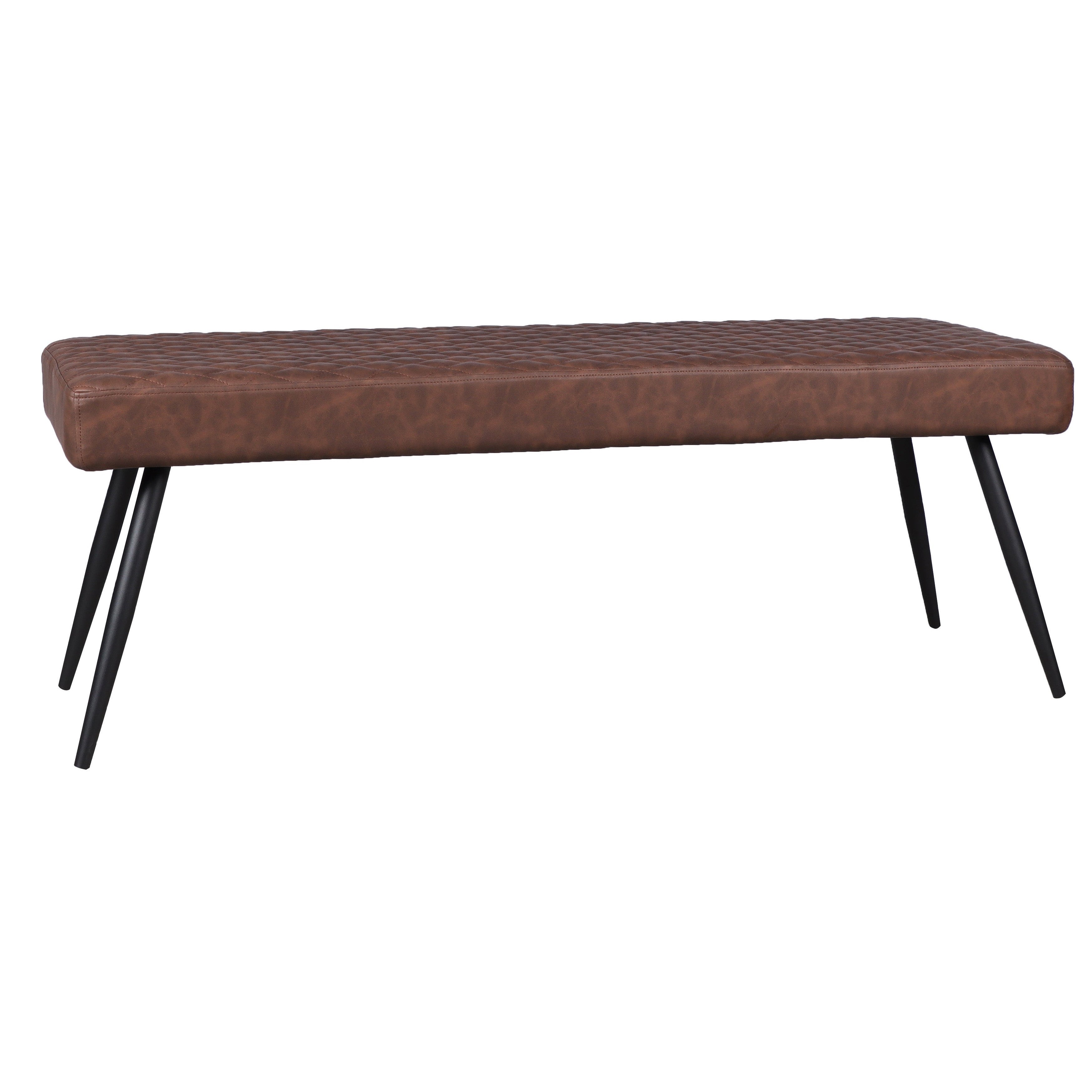 Carlo Dining Bench – Chocolate Brown | Light Grey
