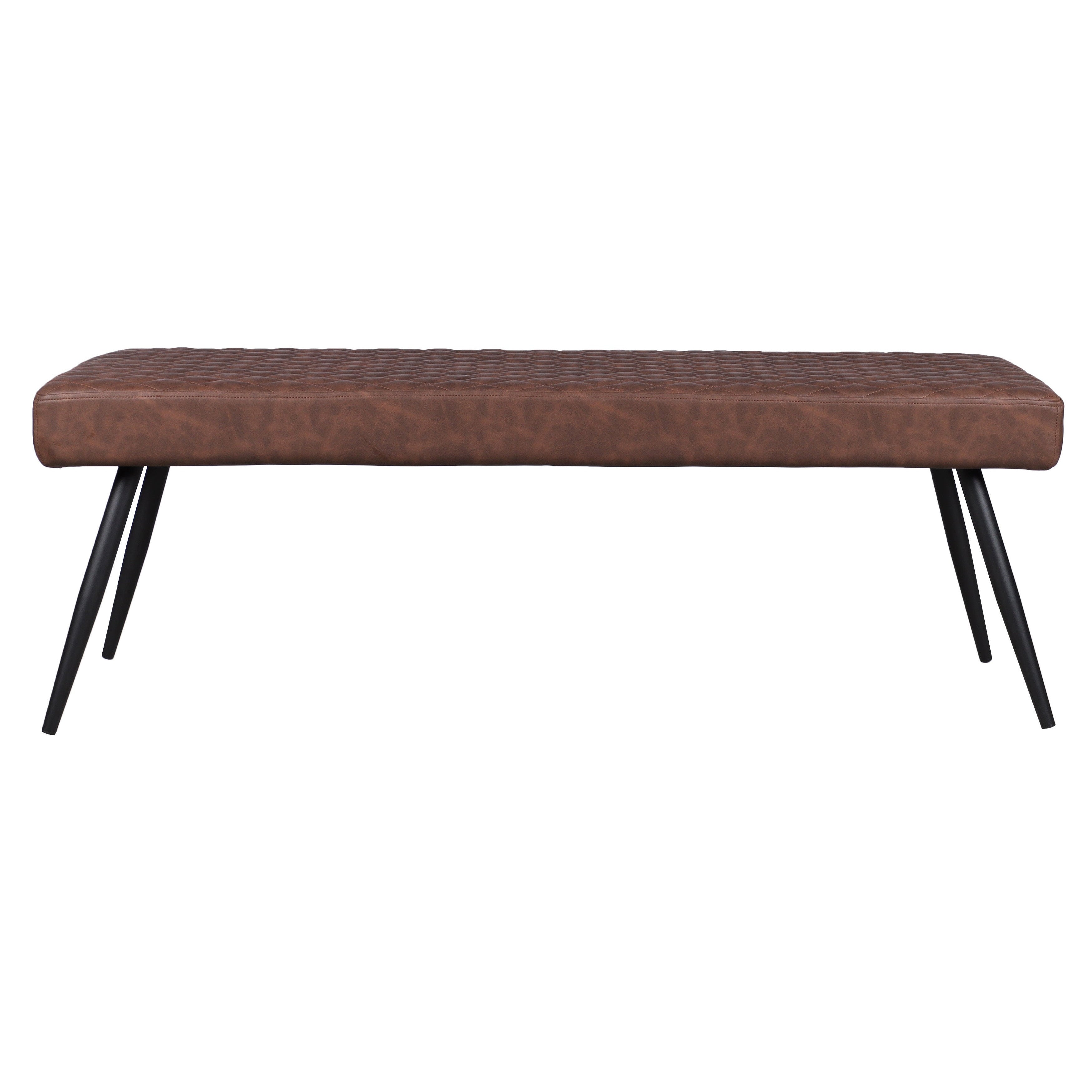 Carlo Dining Bench – Chocolate Brown | Light Grey