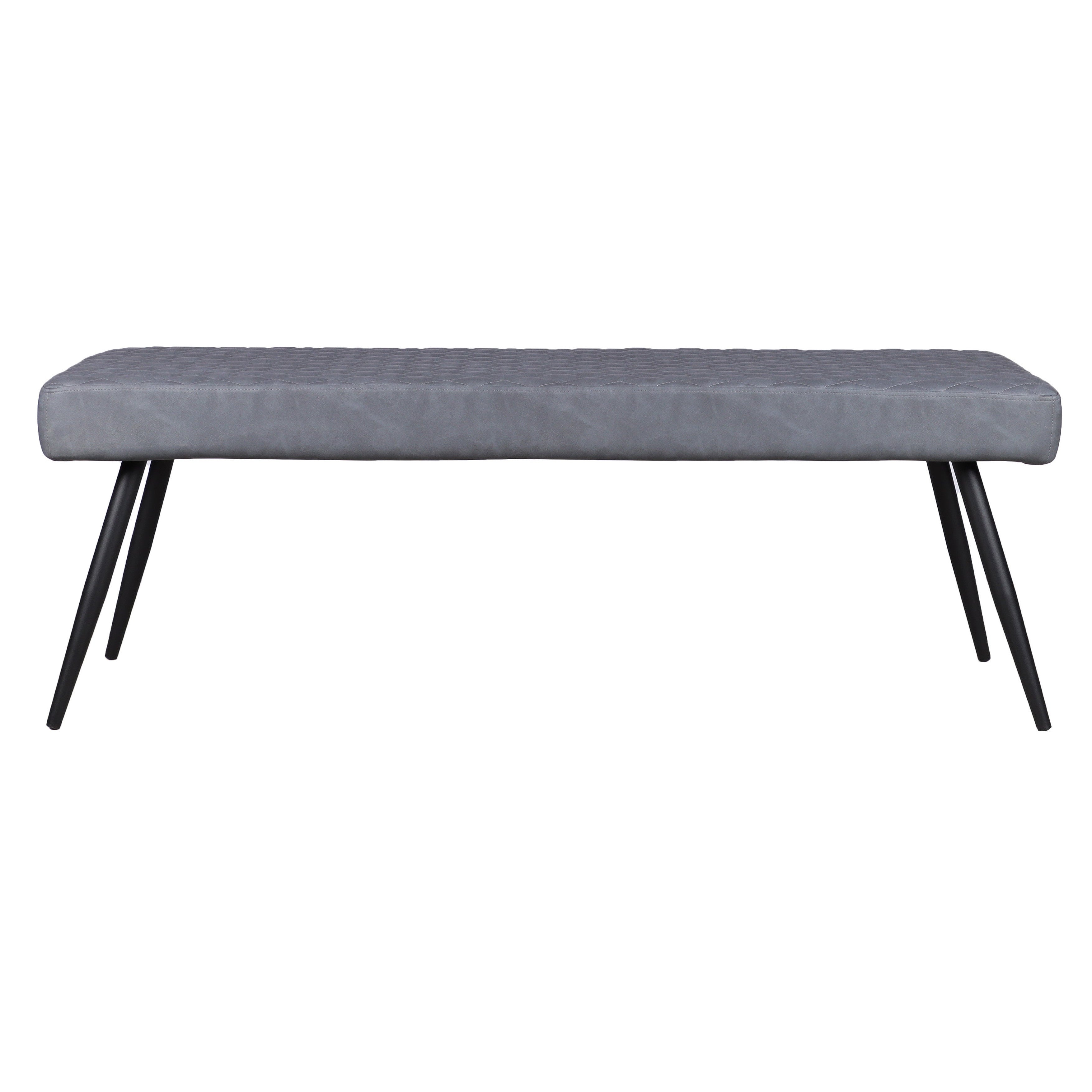 Carlo Dining Bench – Chocolate Brown | Light Grey