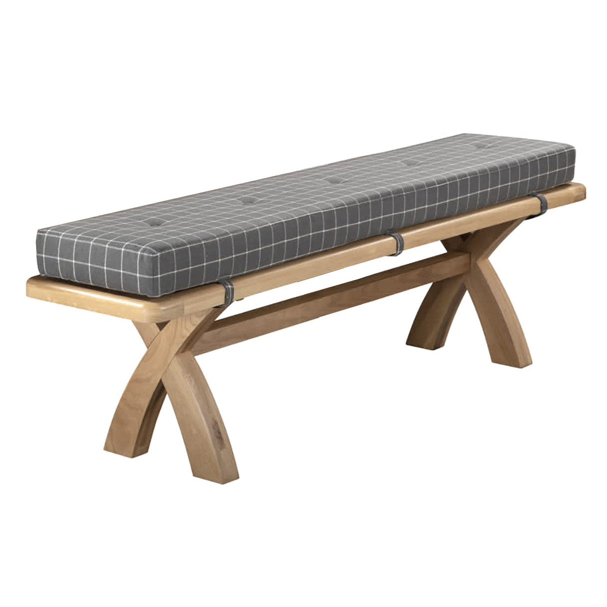 Saoirse Oak X Leg Dining Bench