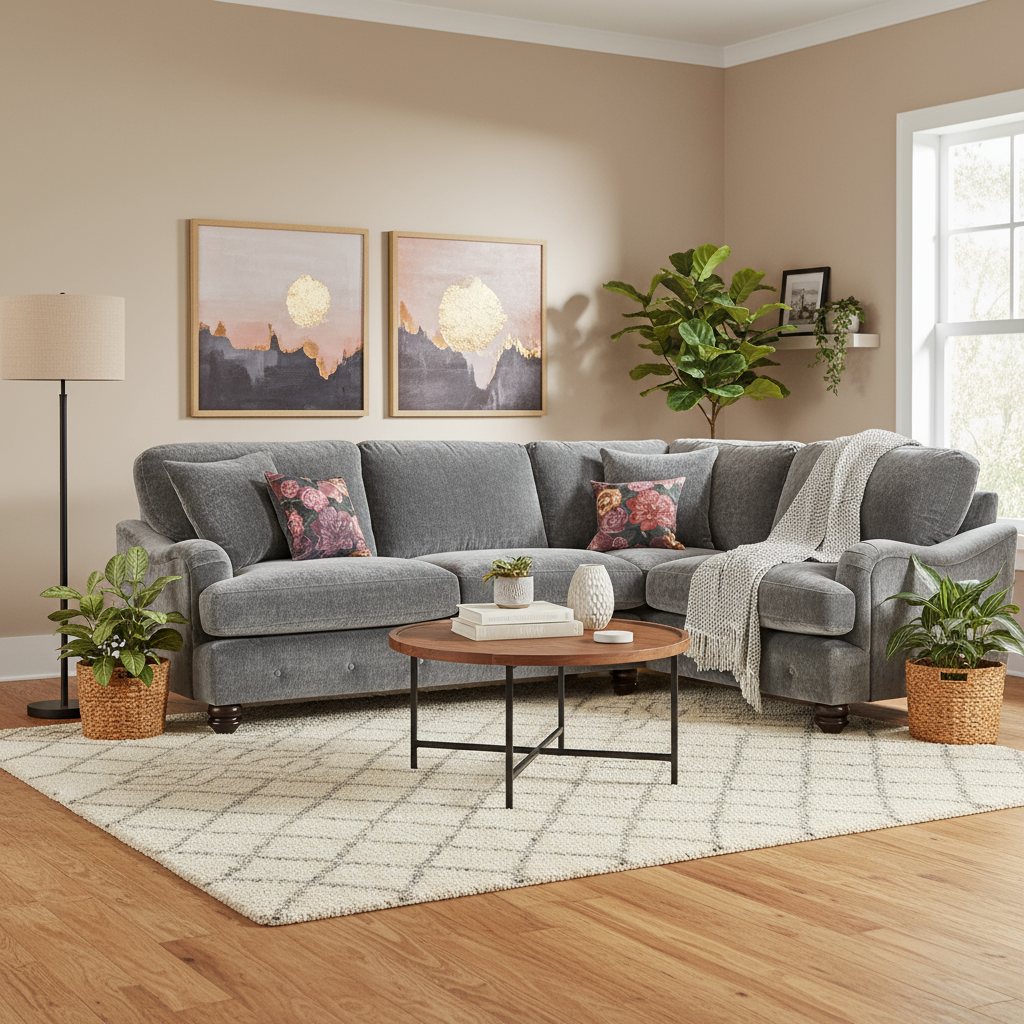 Millie Fabric Corner Chaise