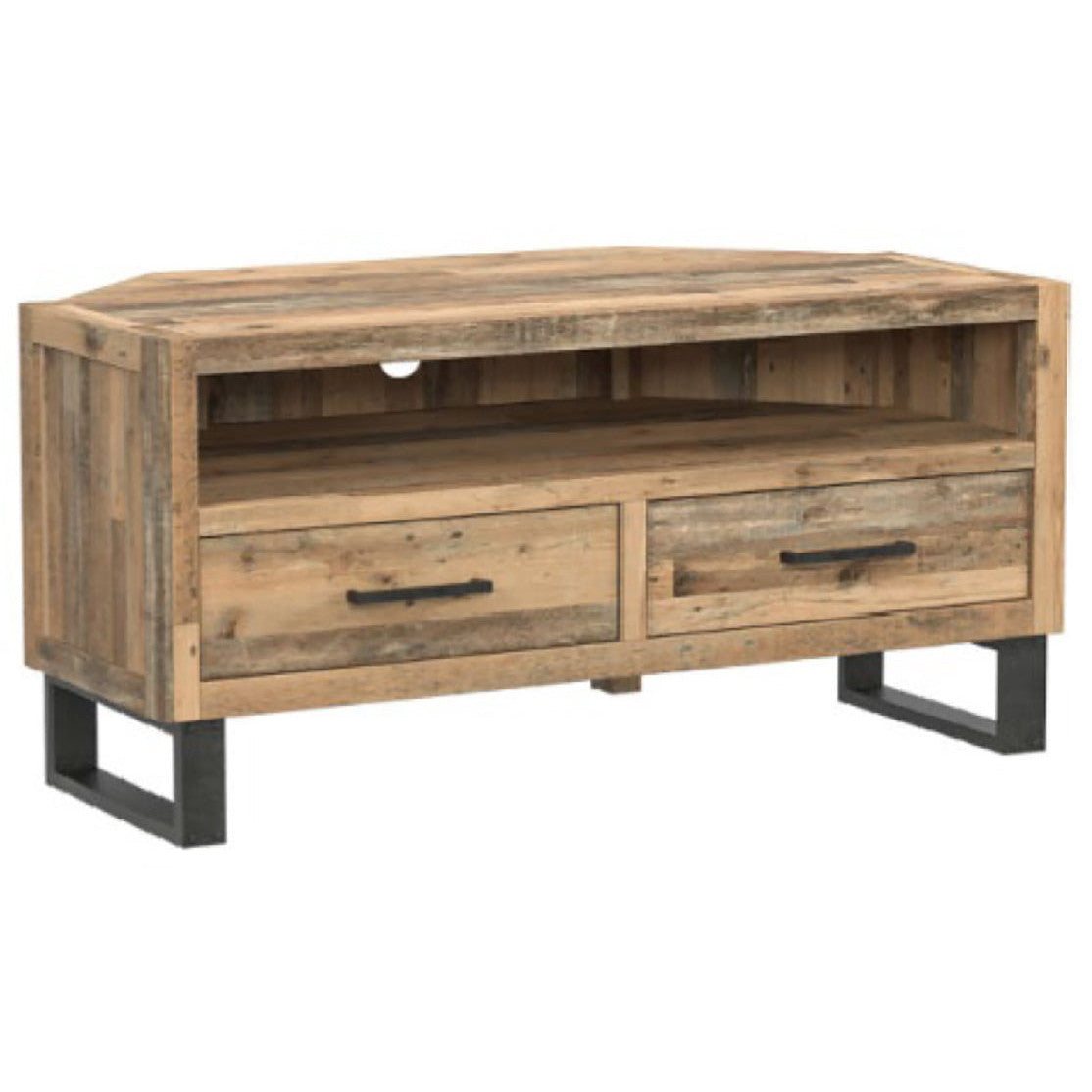 Bronx 2 Drawer Corner TV Unit