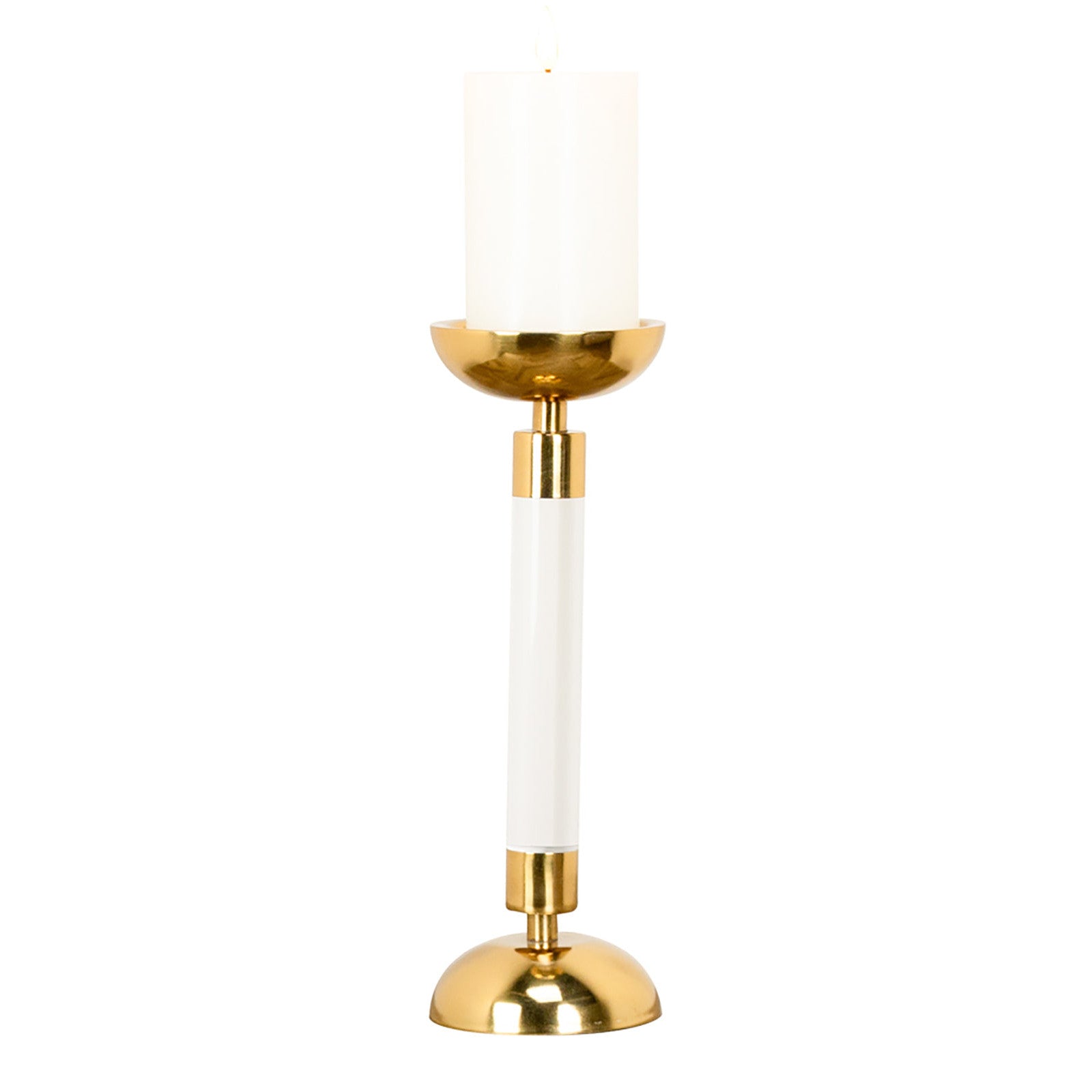 Alani 35cm Acrylic Pillar Candle Holder