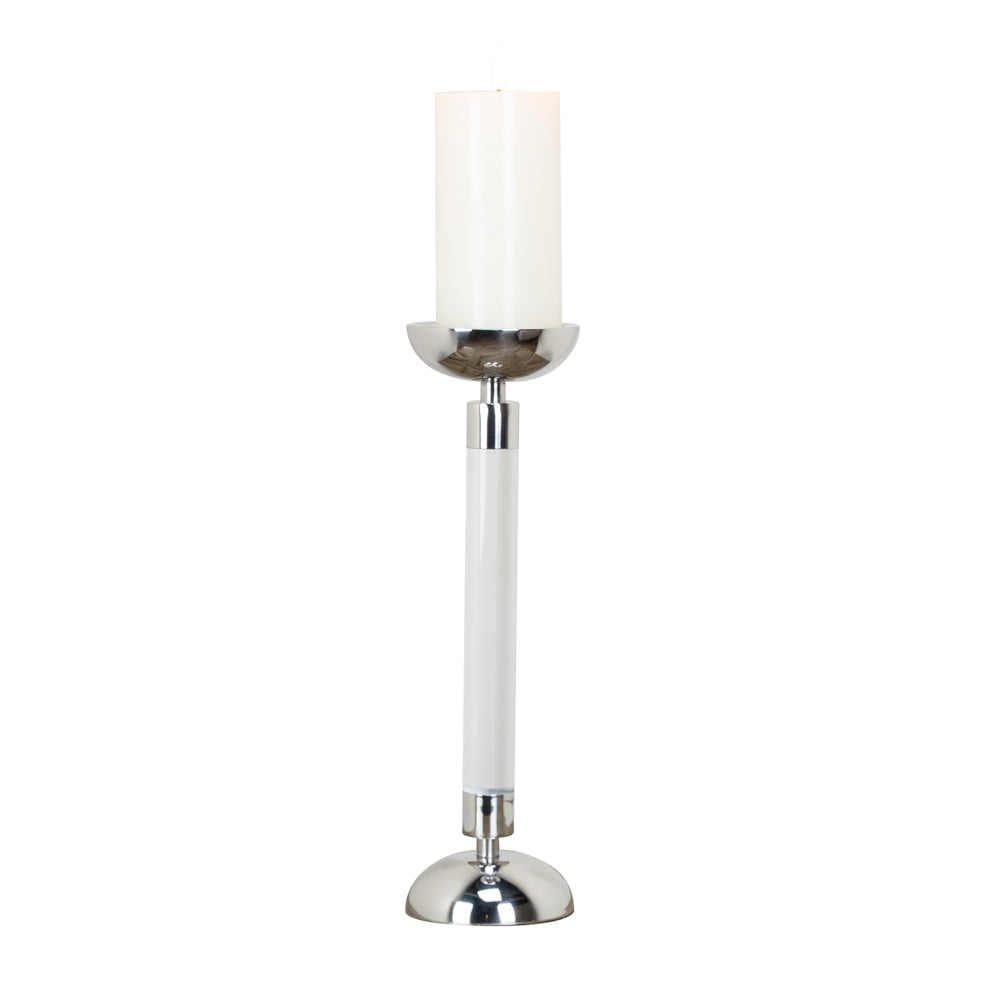 Alani 35cm Acrylic Pillar Candle Holder