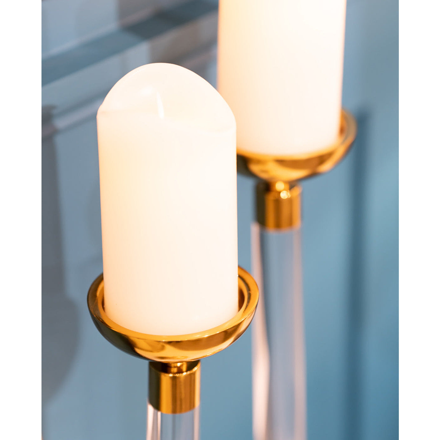 Alani 35cm Acrylic Pillar Candle Holder