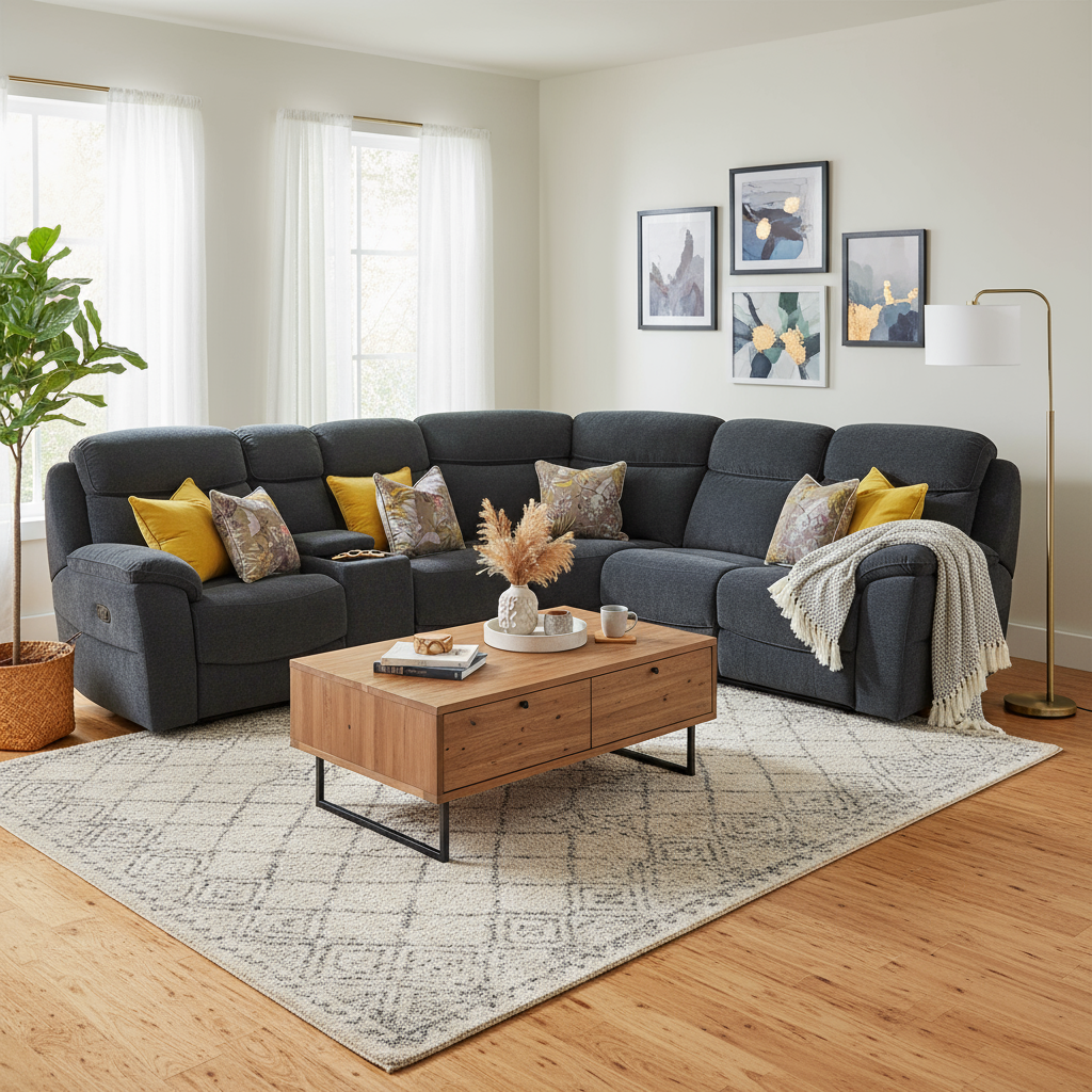 Asher Corner Electric Reclining Sofa
