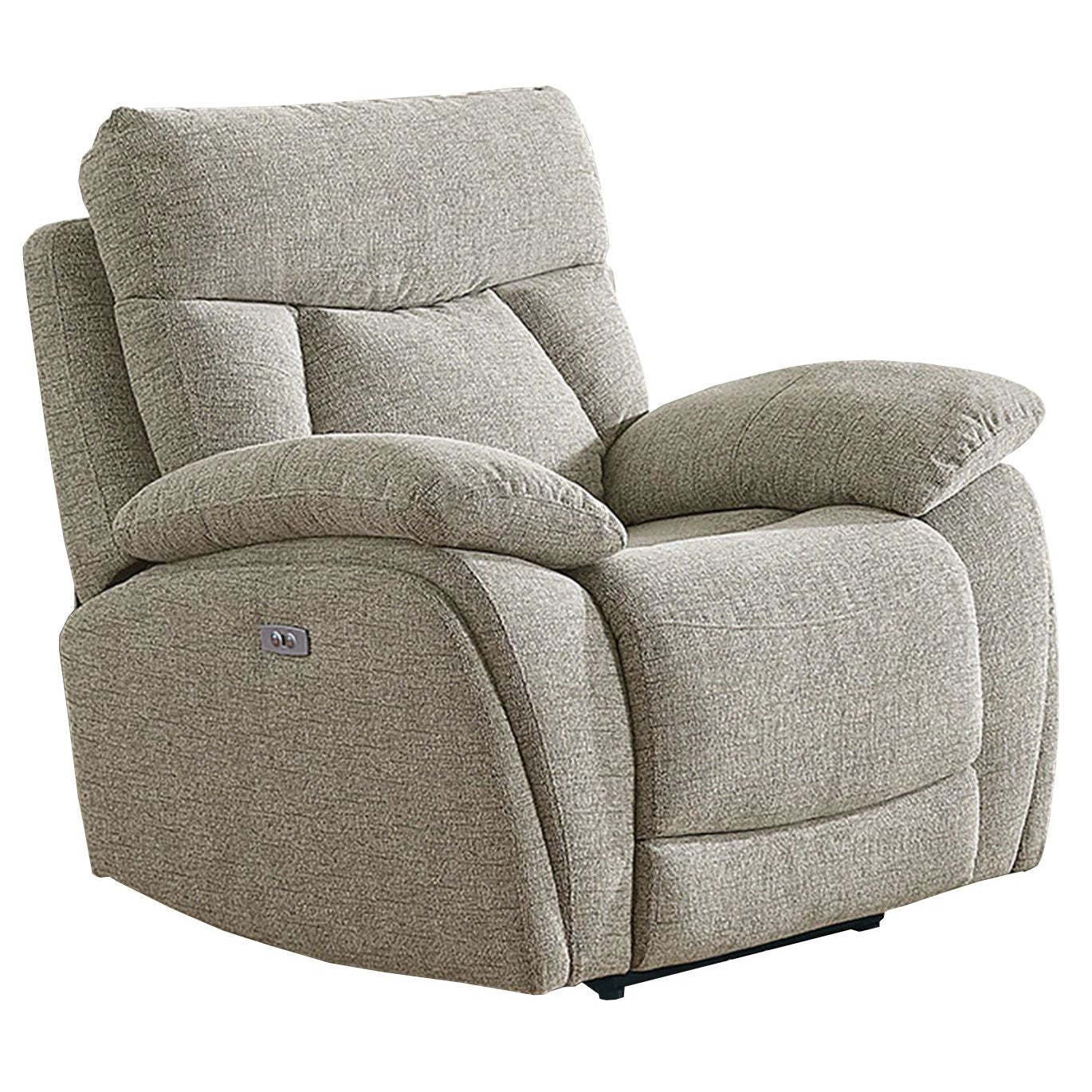 Boston Beige Electric Reclining Armchair