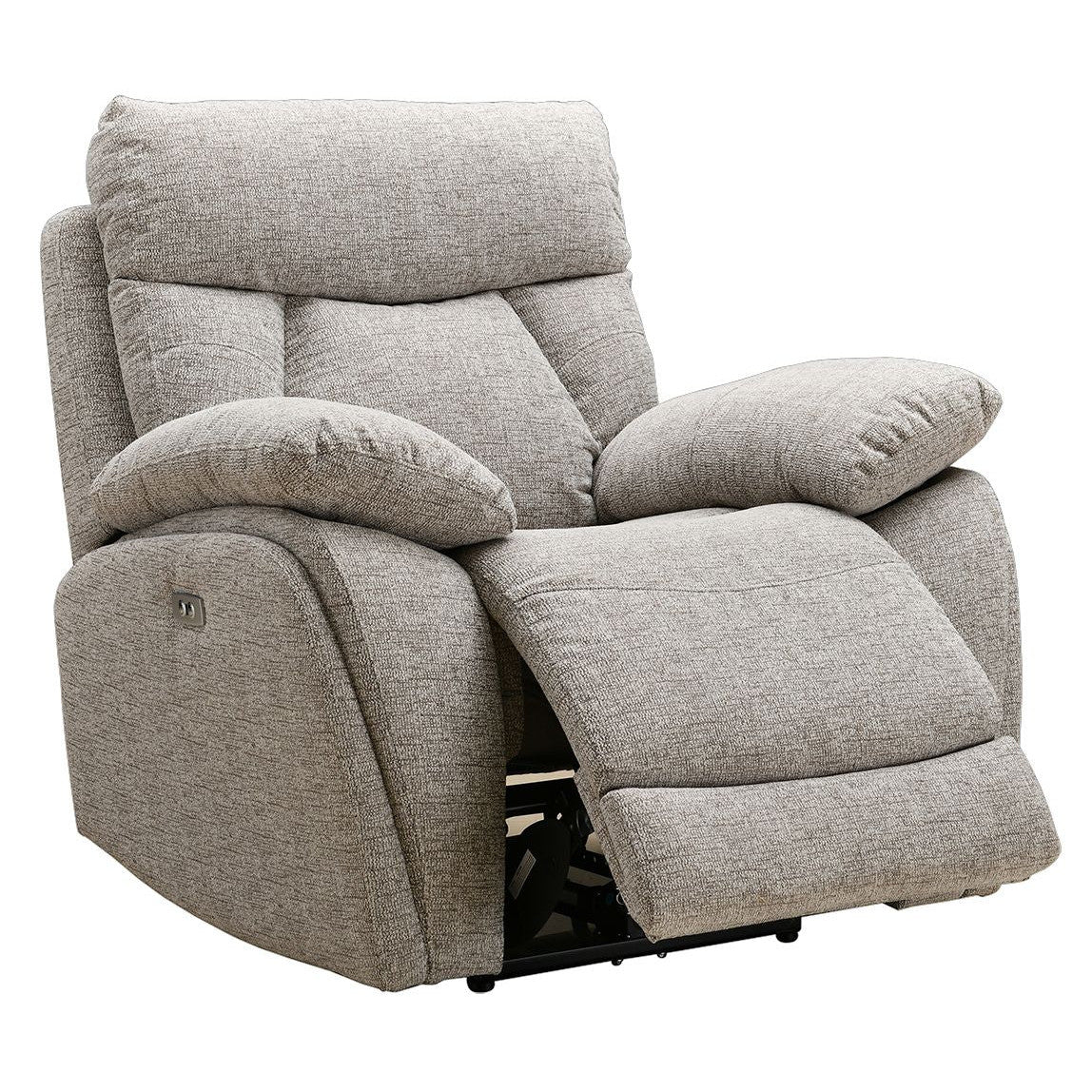 Boston Beige Electric Reclining Armchair