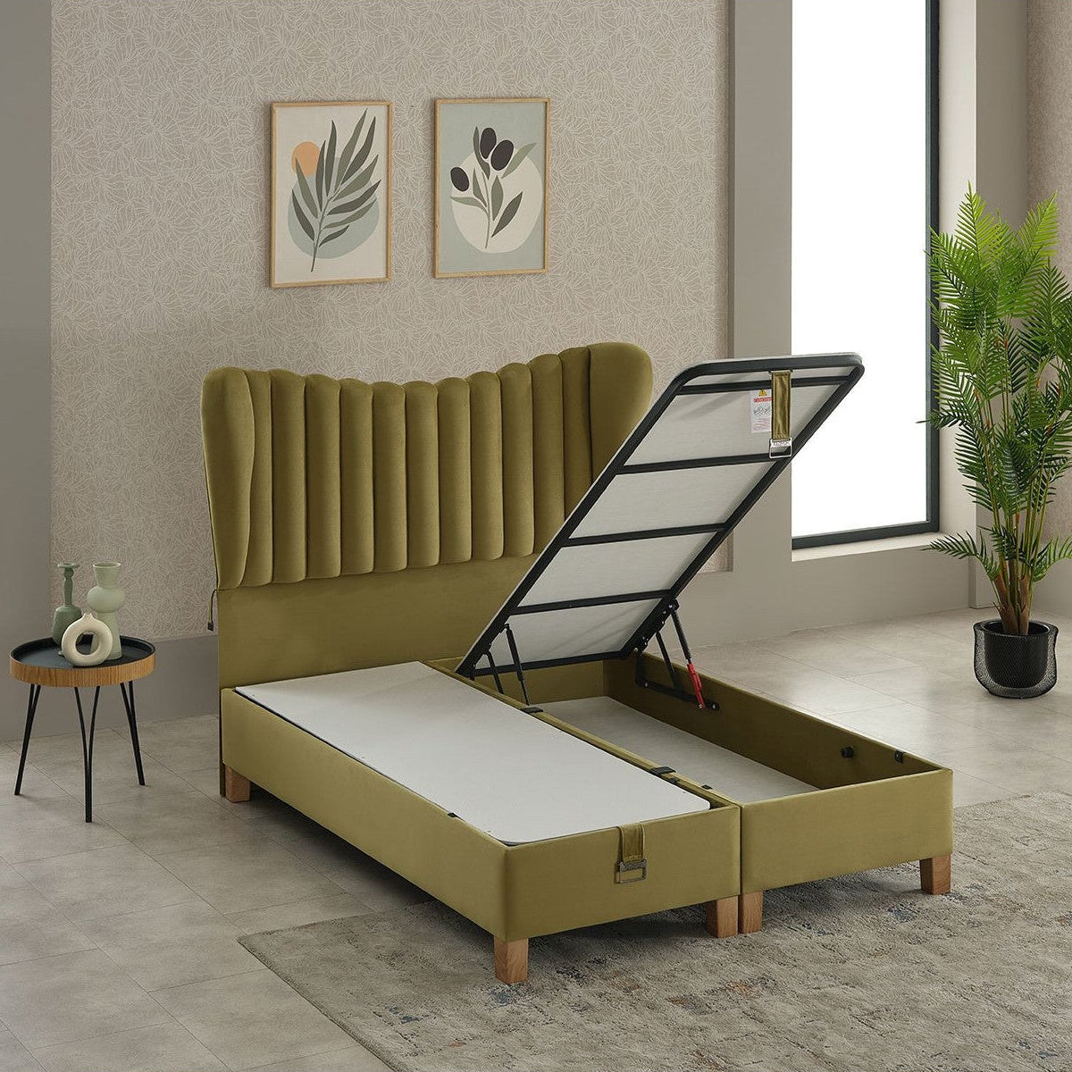 Serenity Storage Ottoman Bed