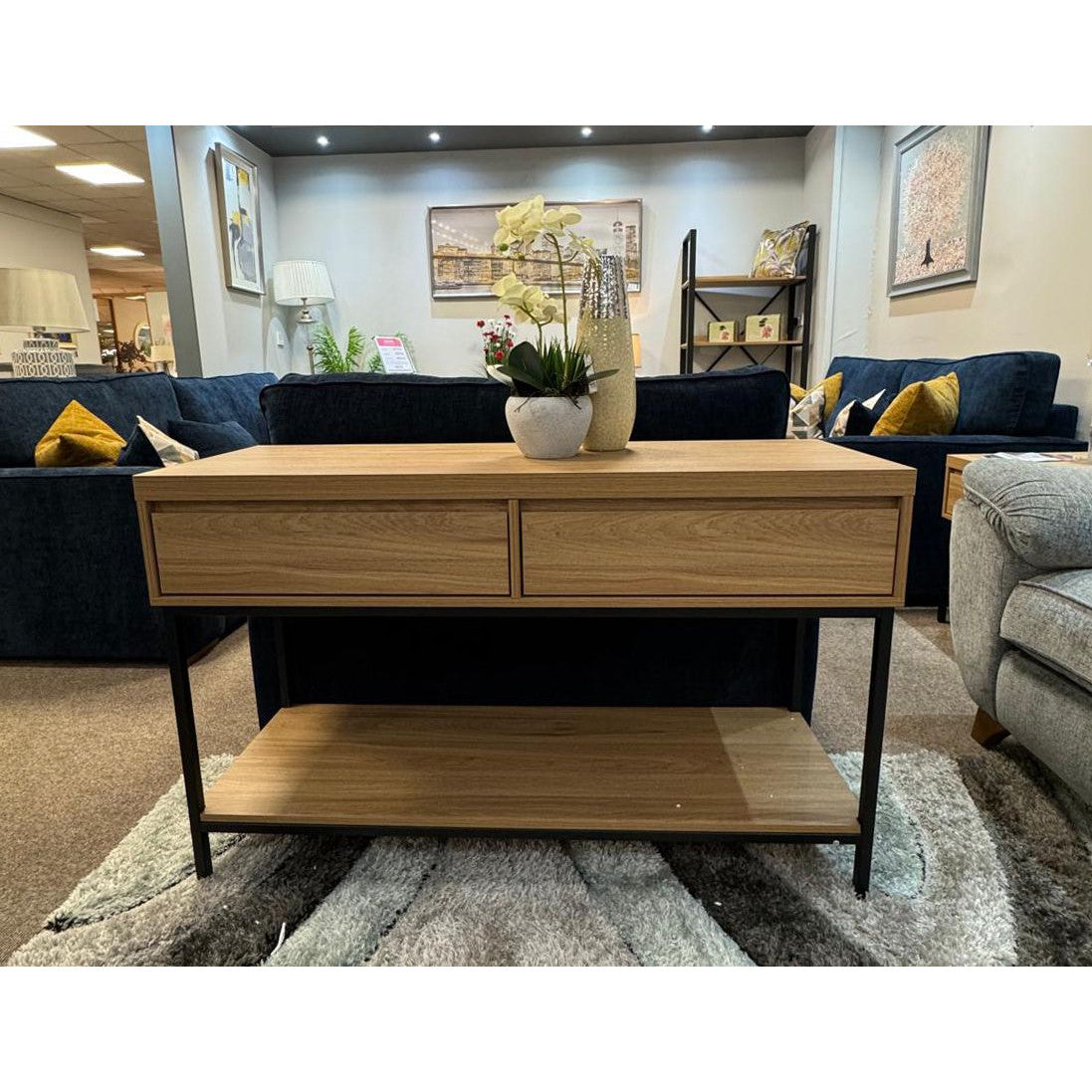 Adelaide Oak Console Table