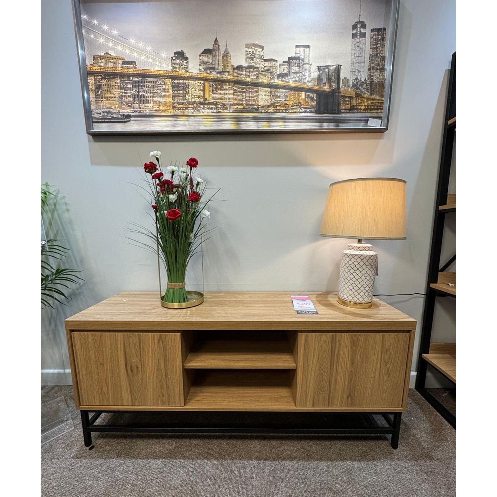 Adelaide Oak TV Stand